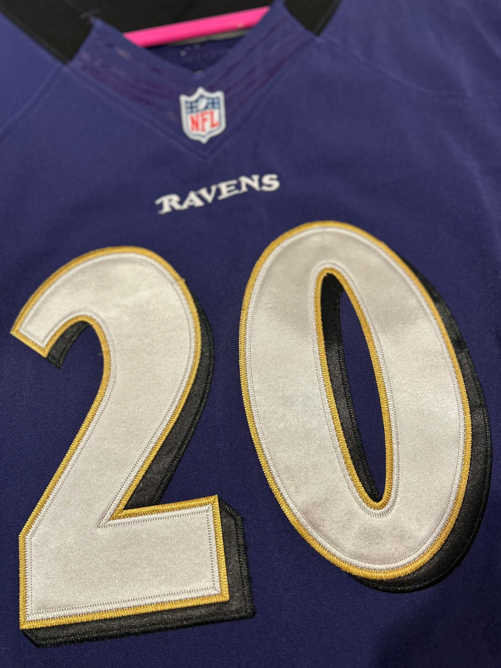 Nike Baltimore Ravens #20 Ed Reed NFL Onfield Jersey Mens Sz 52 Stitched Purple