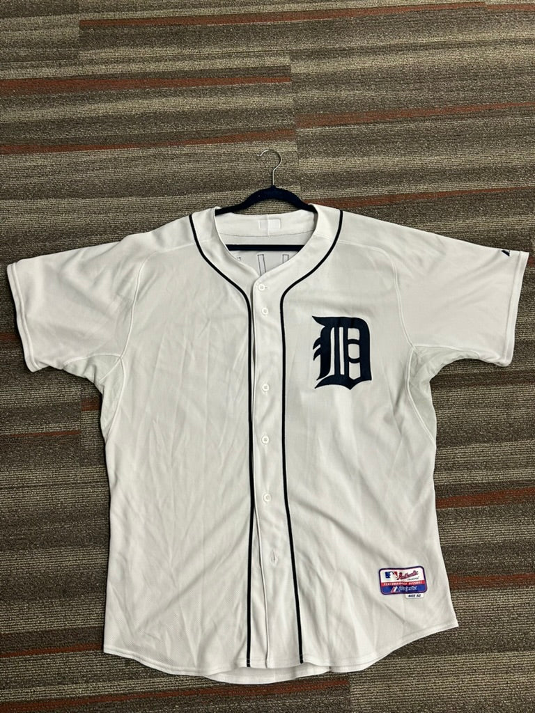Vintage Detroit Tigers Dontrelle Willis Majestic Authentic Sz 52 Jersey White