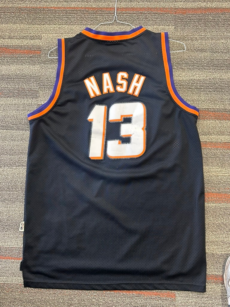 Phoenix Suns Steve Nash Hardwood Classics Black Jersey Size XL Adidas #13 NBA