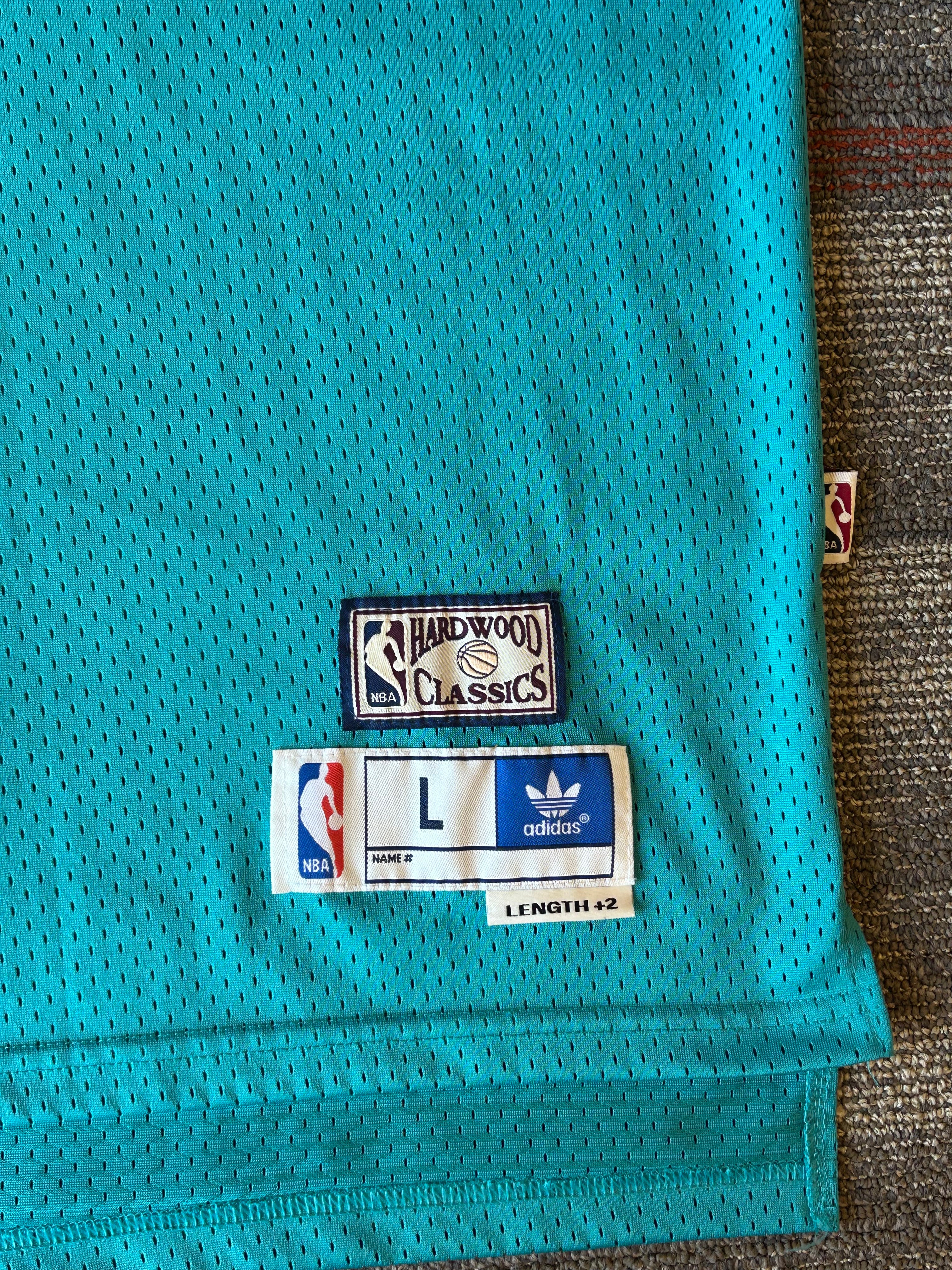 Mike Bibby Vancouver Grizzlies Jersey, Adidas Hardwood Classics Teal Men’s Large