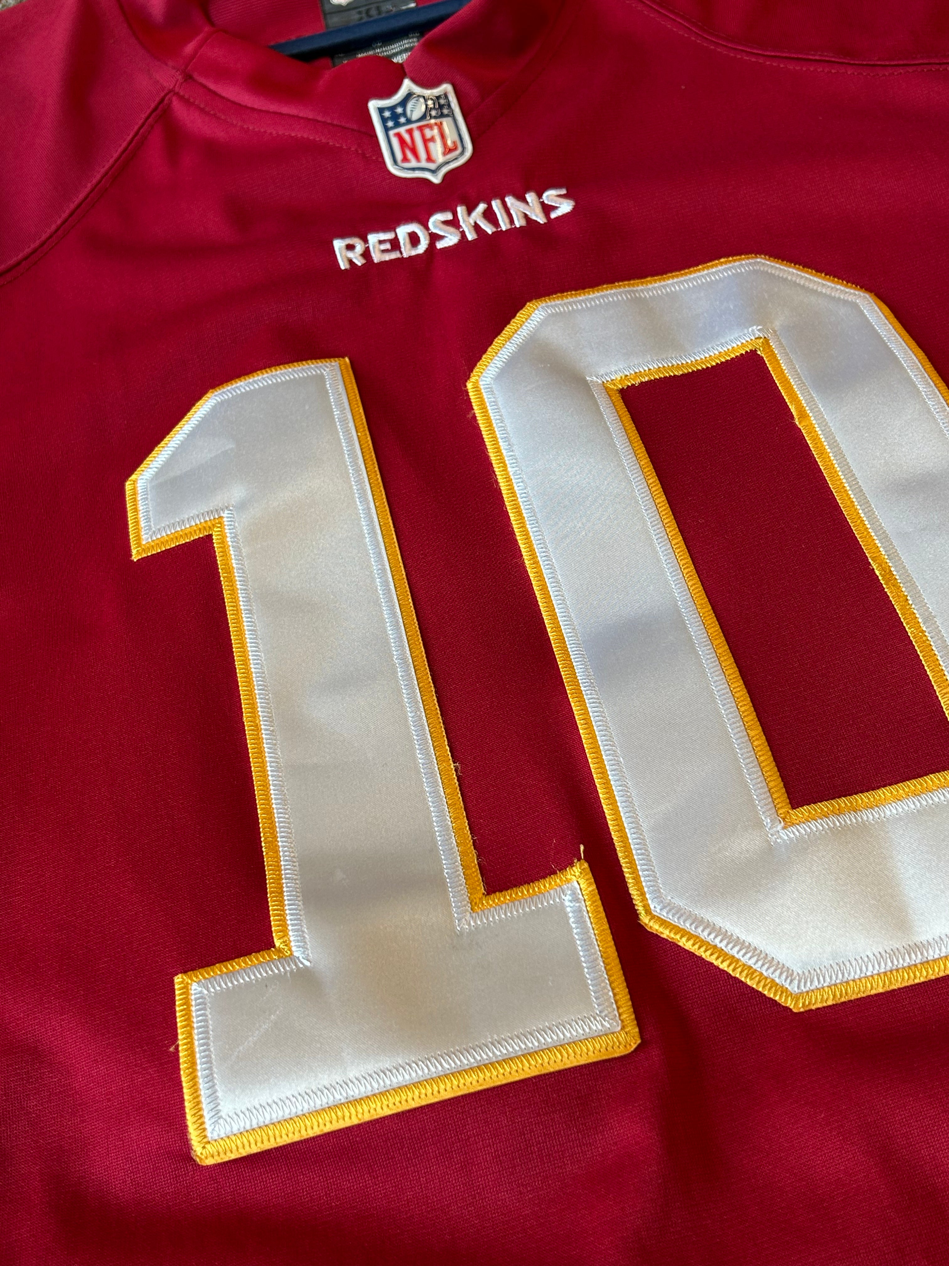 Washington Redskins Robert Griffin III RG3 Jersey Nike On Field #10 Size XL Red