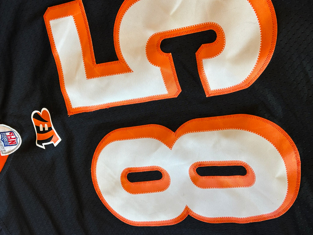 Vintage Cincinnati Bengals Chad Johnson Ochocinco Jersey Reebok Size 3XL Black