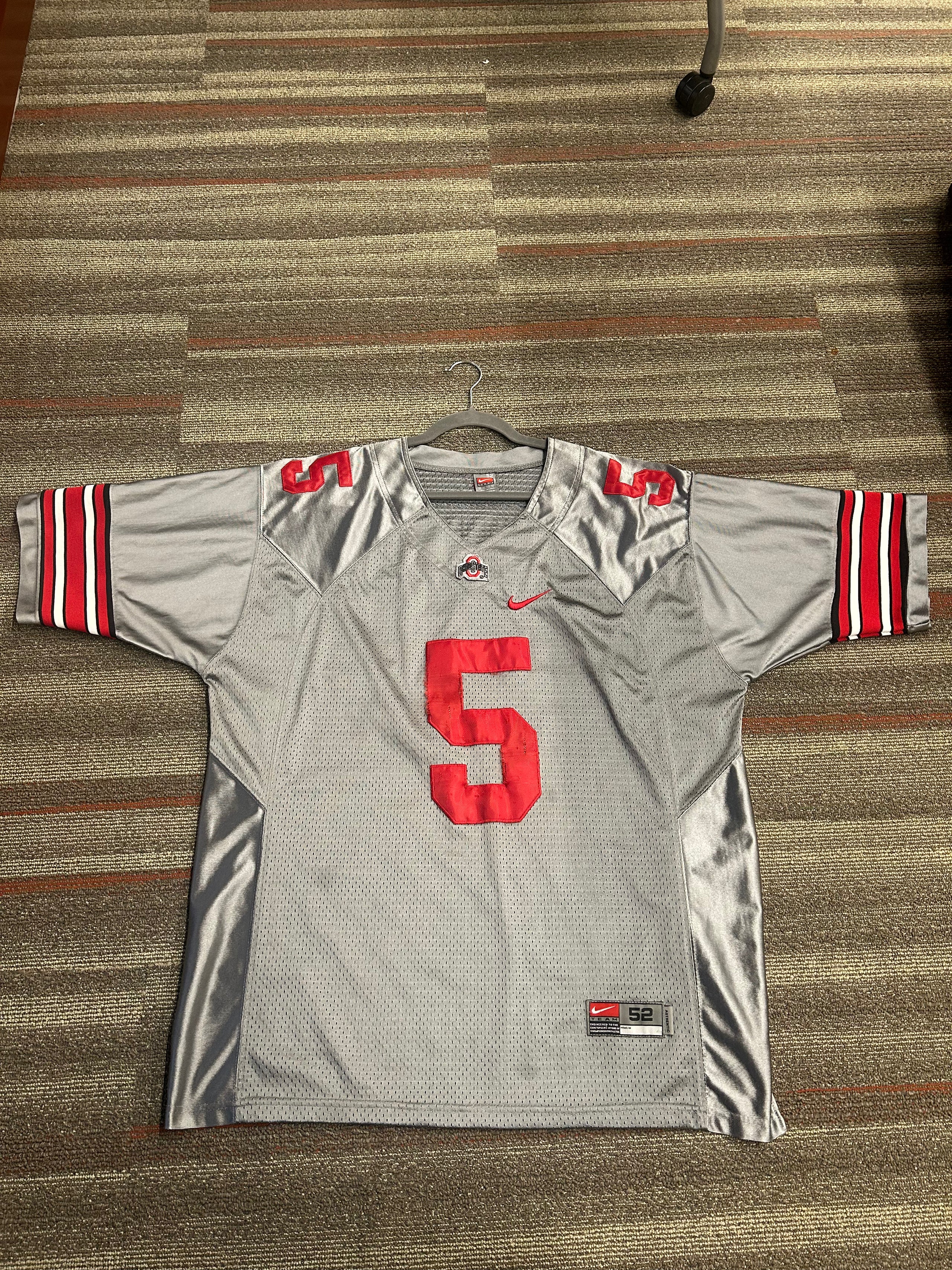 Nike Ohio State Buckeyes #5 Braxton Miller Rivalry Authentic Jersey Mens 52 (XL)