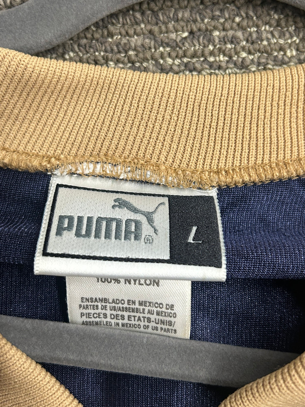 St. Louis Rams Kurt Warner Puma NFL Football Jersey Team Vintage Large Navy Blue