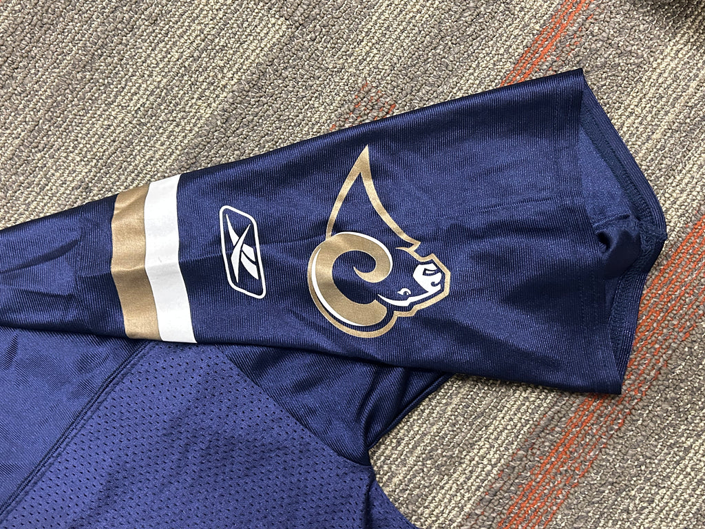 Reebok Premier NFL St. Louis Rams Sam Bradford Navy Blue Jersey Men's Size XL