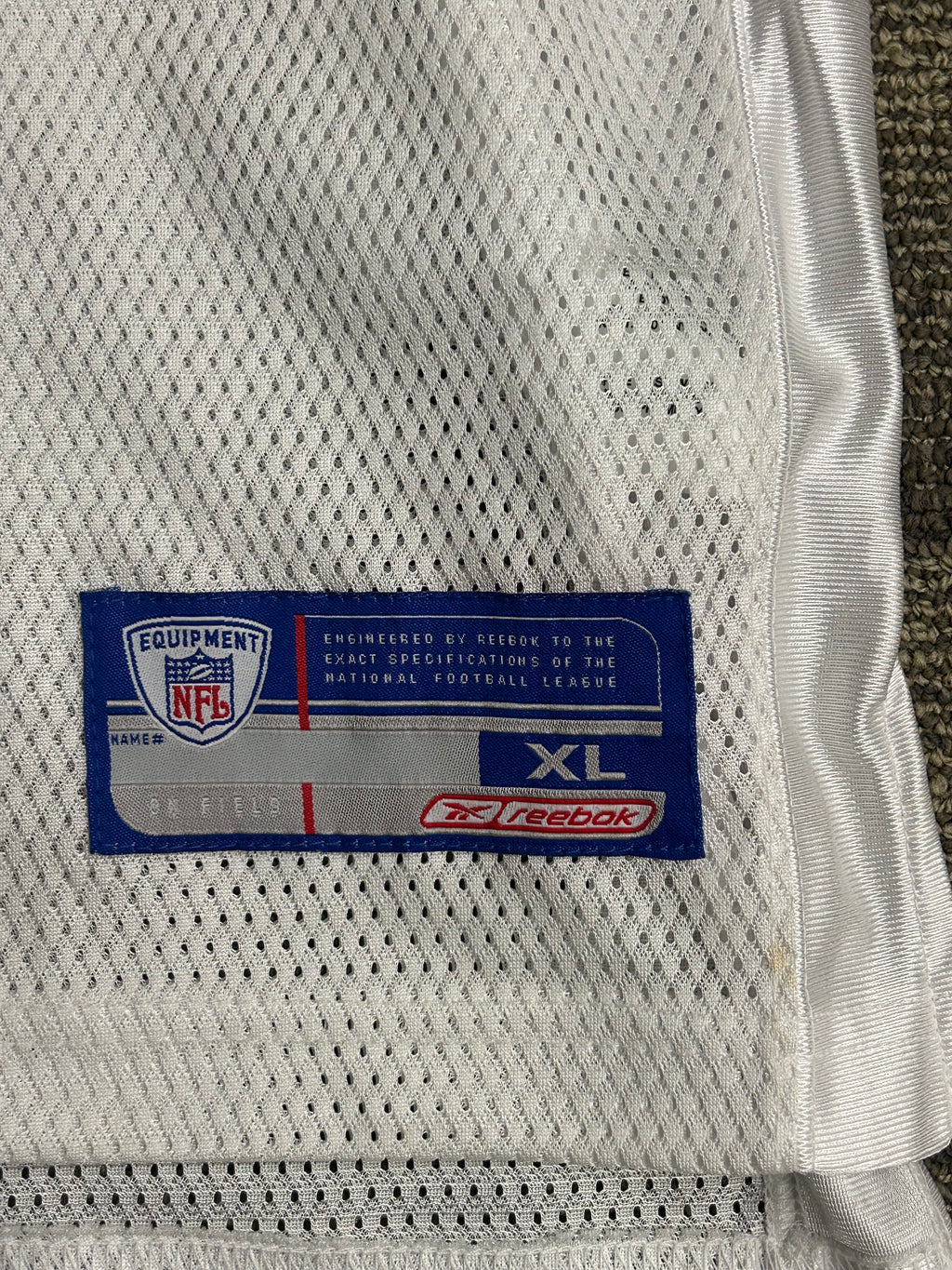 St. Louis Rams James Laurinaitis Men Sz XL White Jersey NFL Equipment Reebok #55