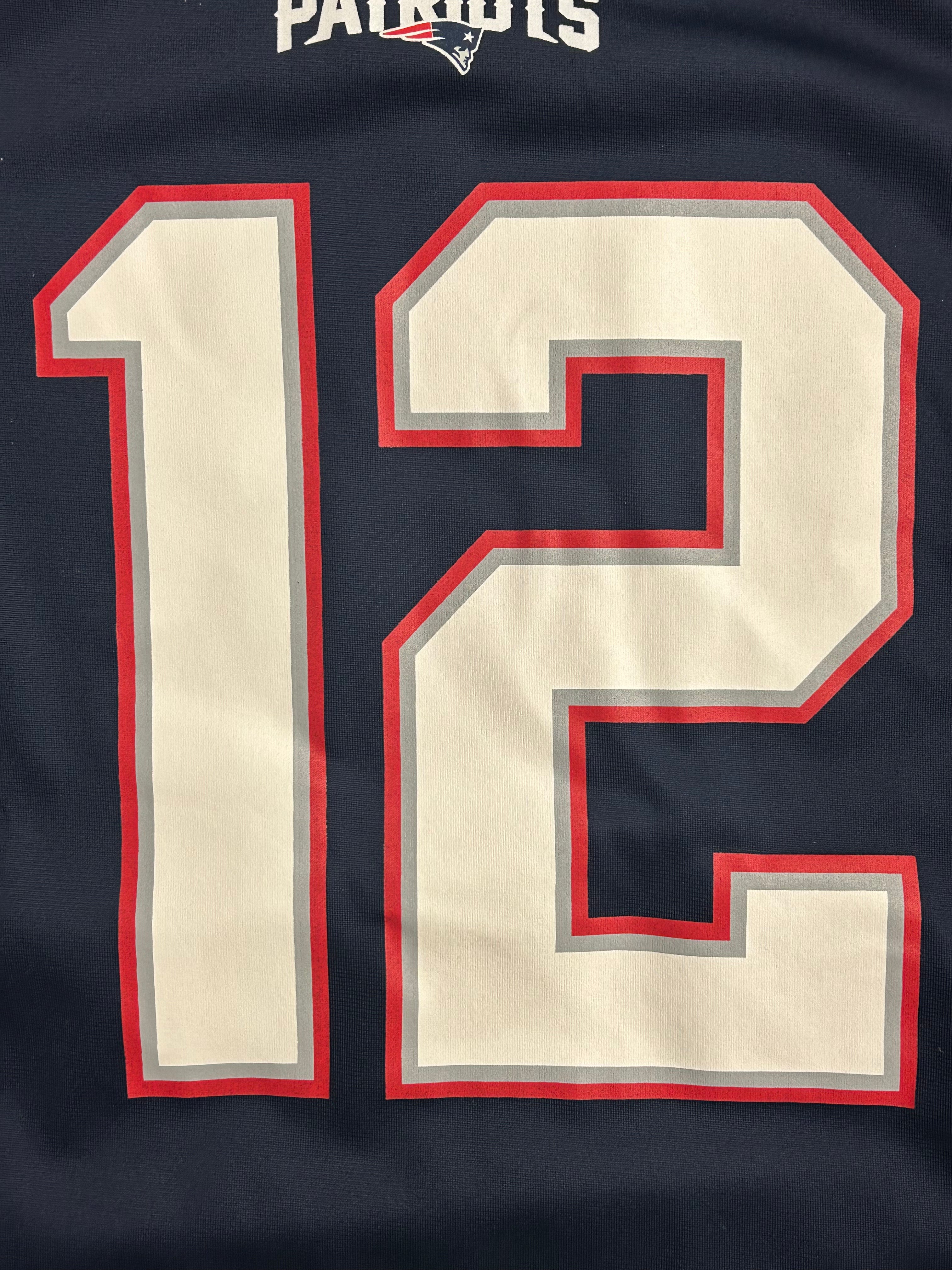 Tom Brady Patriots Jersey Men's Small On Field Nike Number 12 New England NFL