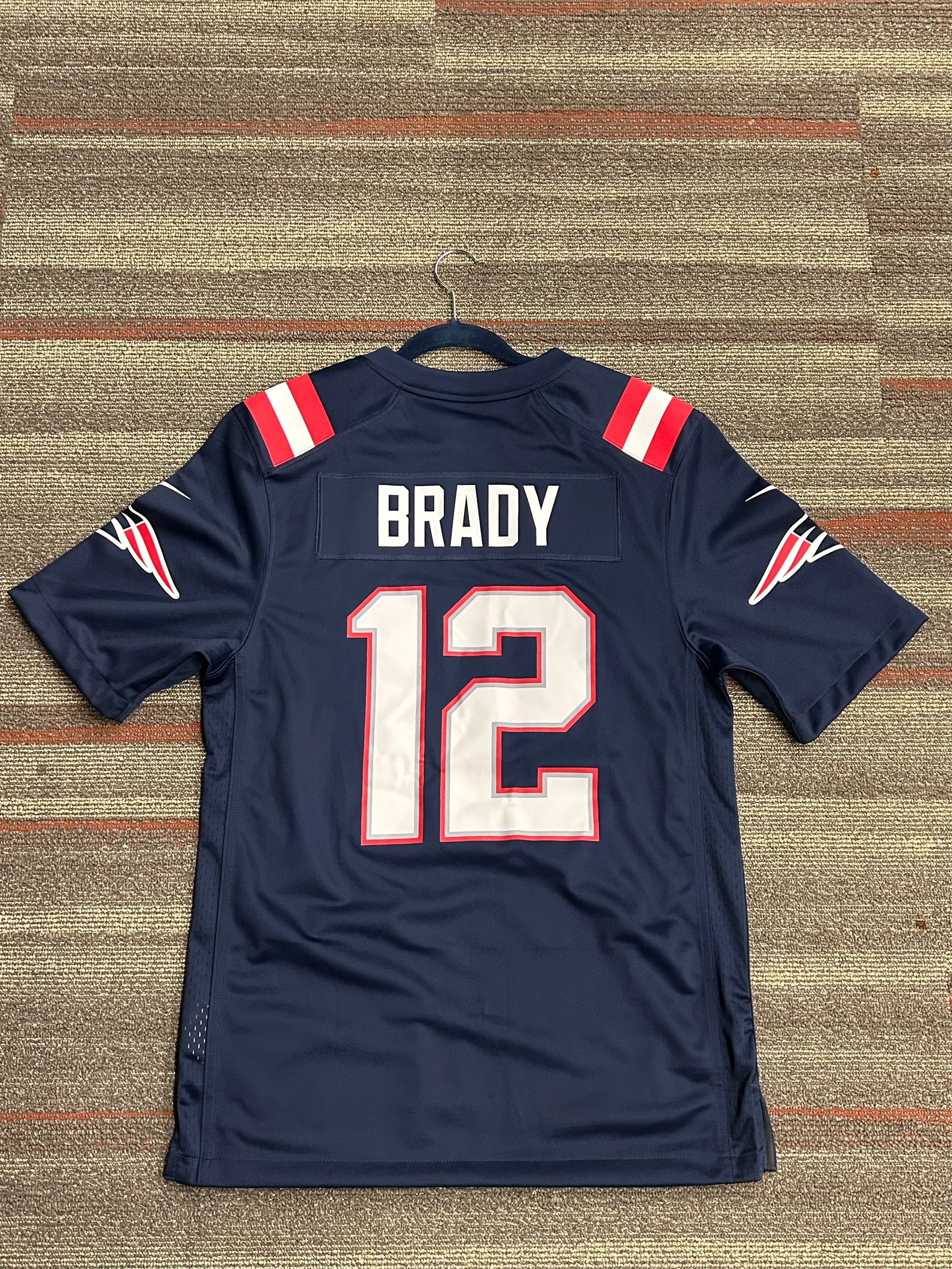 Tom Brady Patriots Jersey Men's Small On Field Nike Number 12 New England NFL