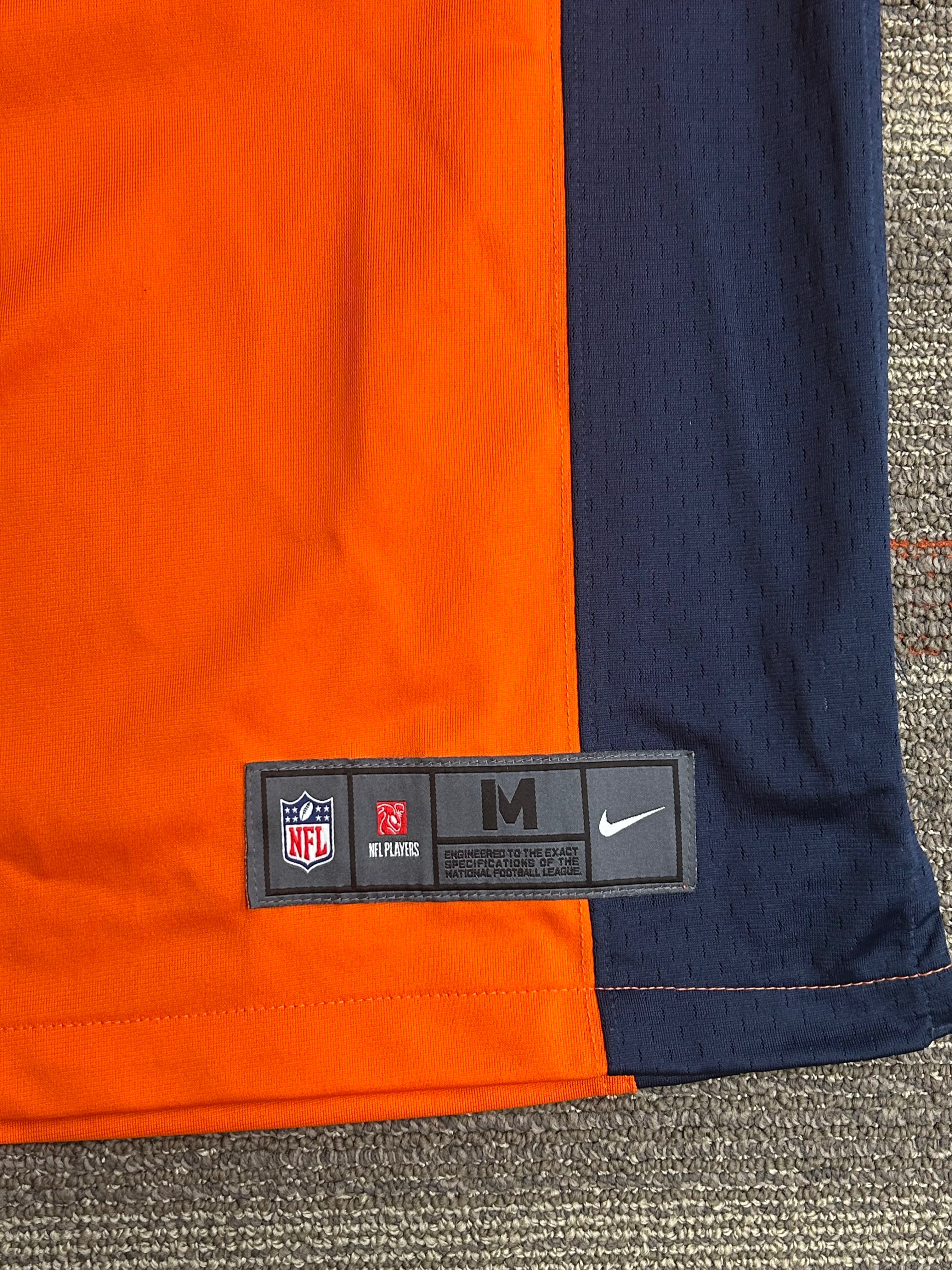 Denver Broncos Peyton Manning Size Medium Nike On Field Jersey Hall of Fame Orange NFL