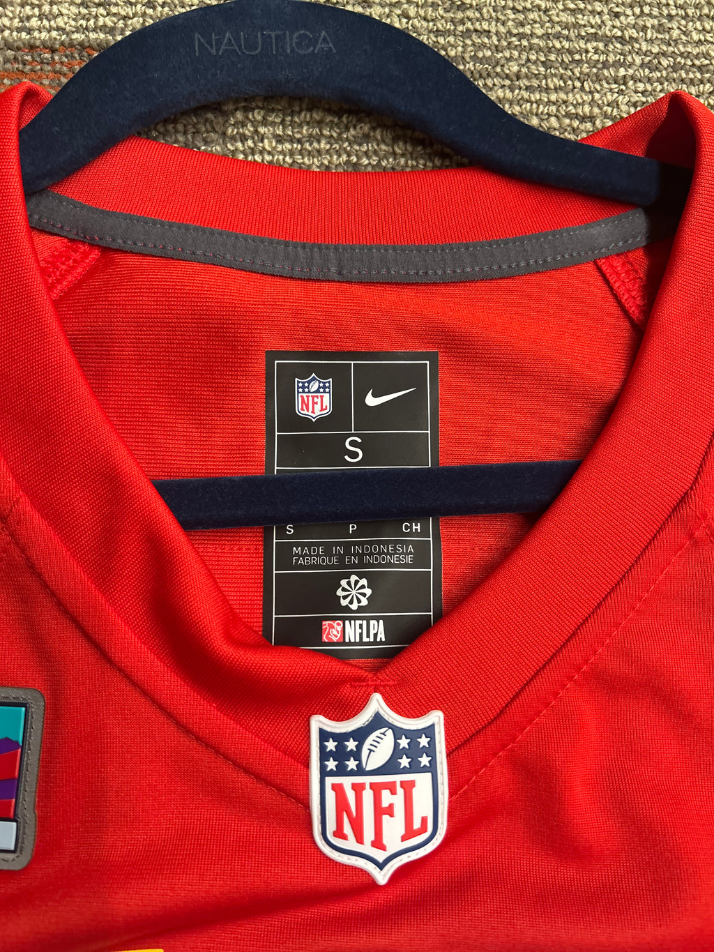 Kansas City Chiefs Jersey Patrick Mahomes #15 Super Bowl LIX Patch Nike Mens S