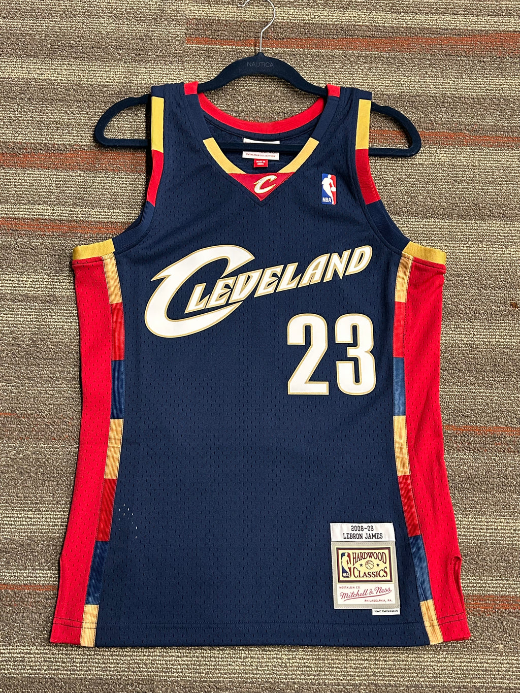 2008-09 Cleveland Cavaliers Lebron James Mitchell & Ness 40/S Authentic Jersey