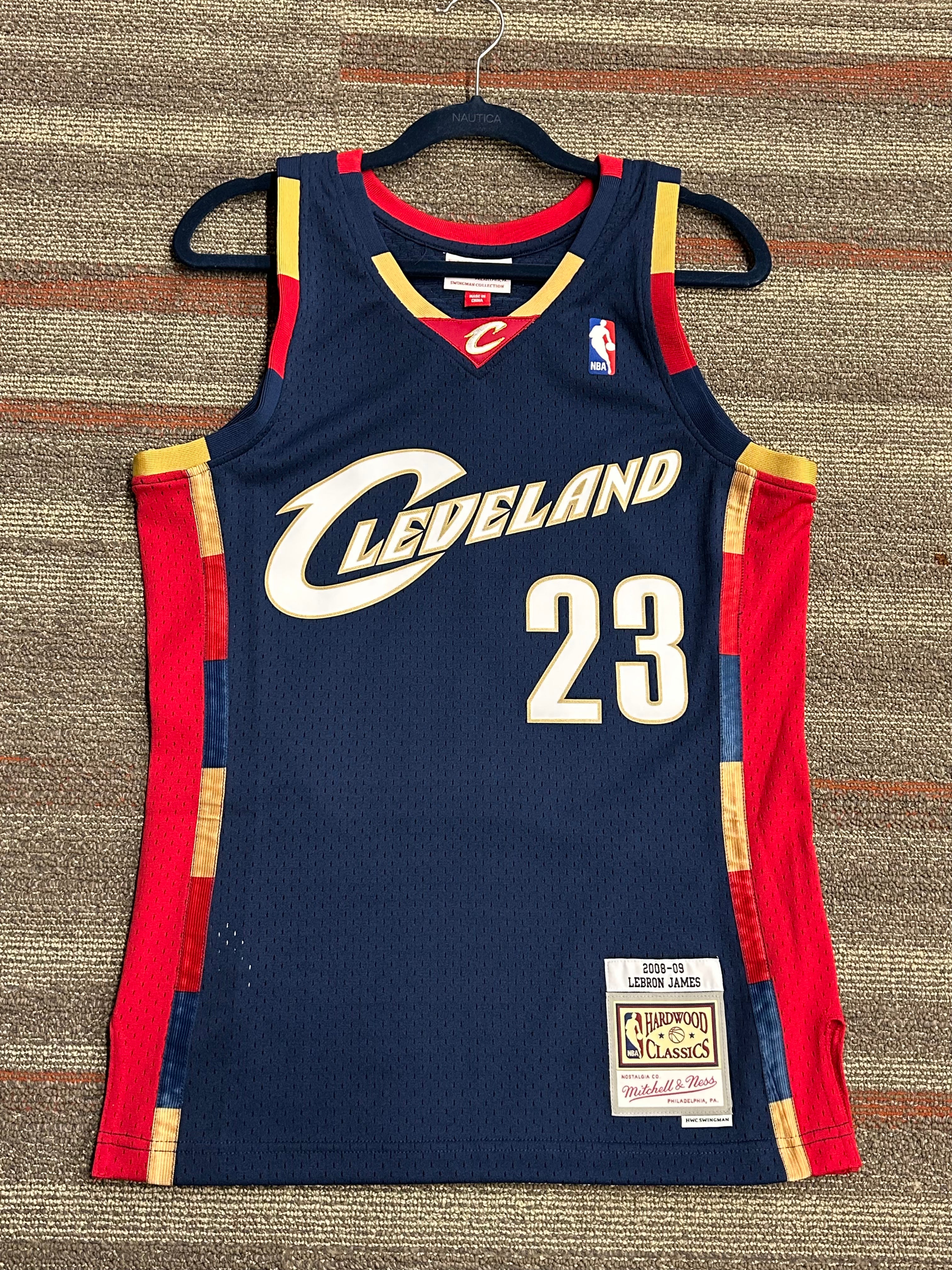 2008-09 Cleveland Cavaliers Lebron James Mitchell & Ness 40/S Authentic Jersey