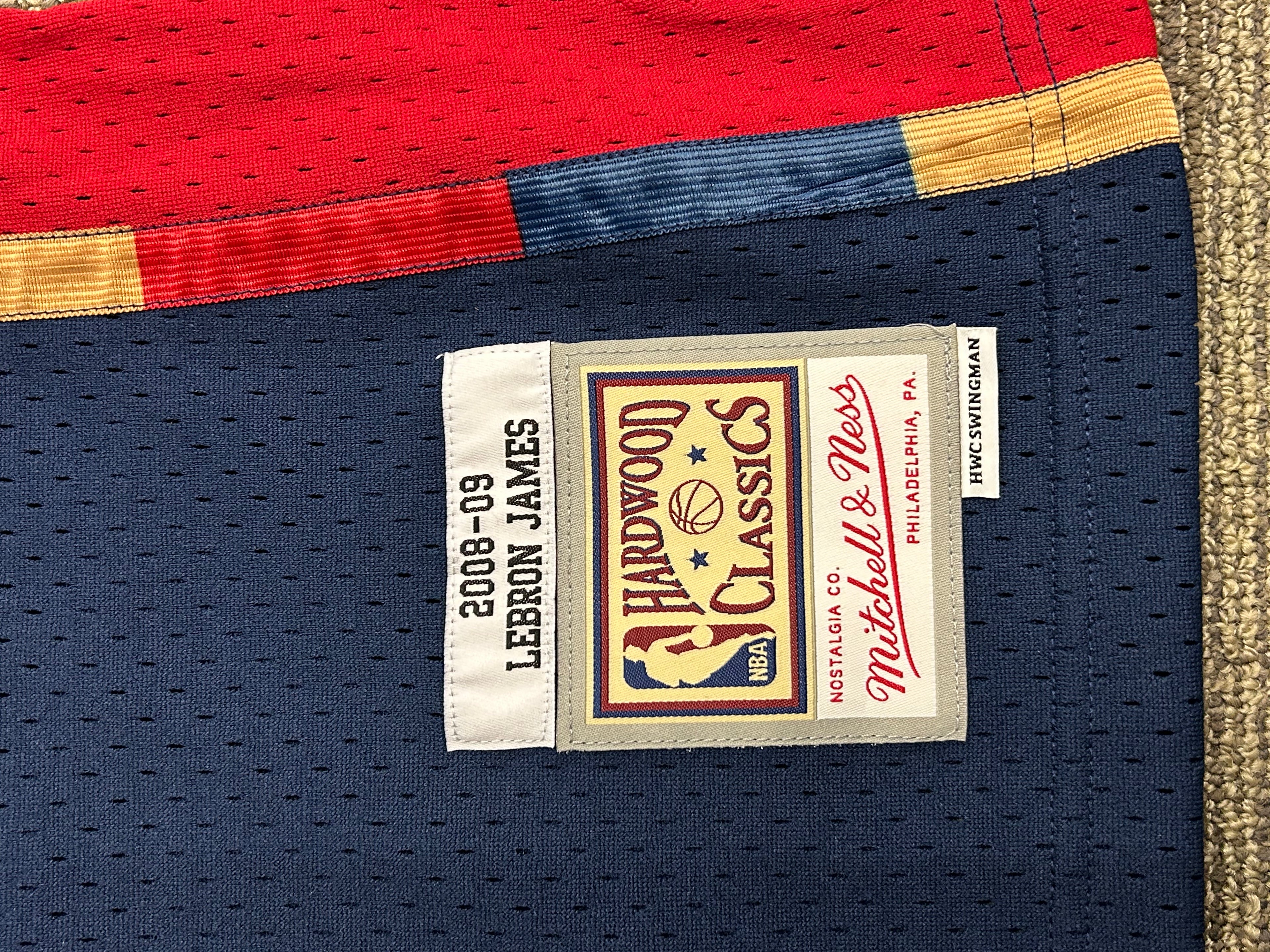 2008-09 Cleveland Cavaliers Lebron James Mitchell & Ness 40/S Authentic Jersey