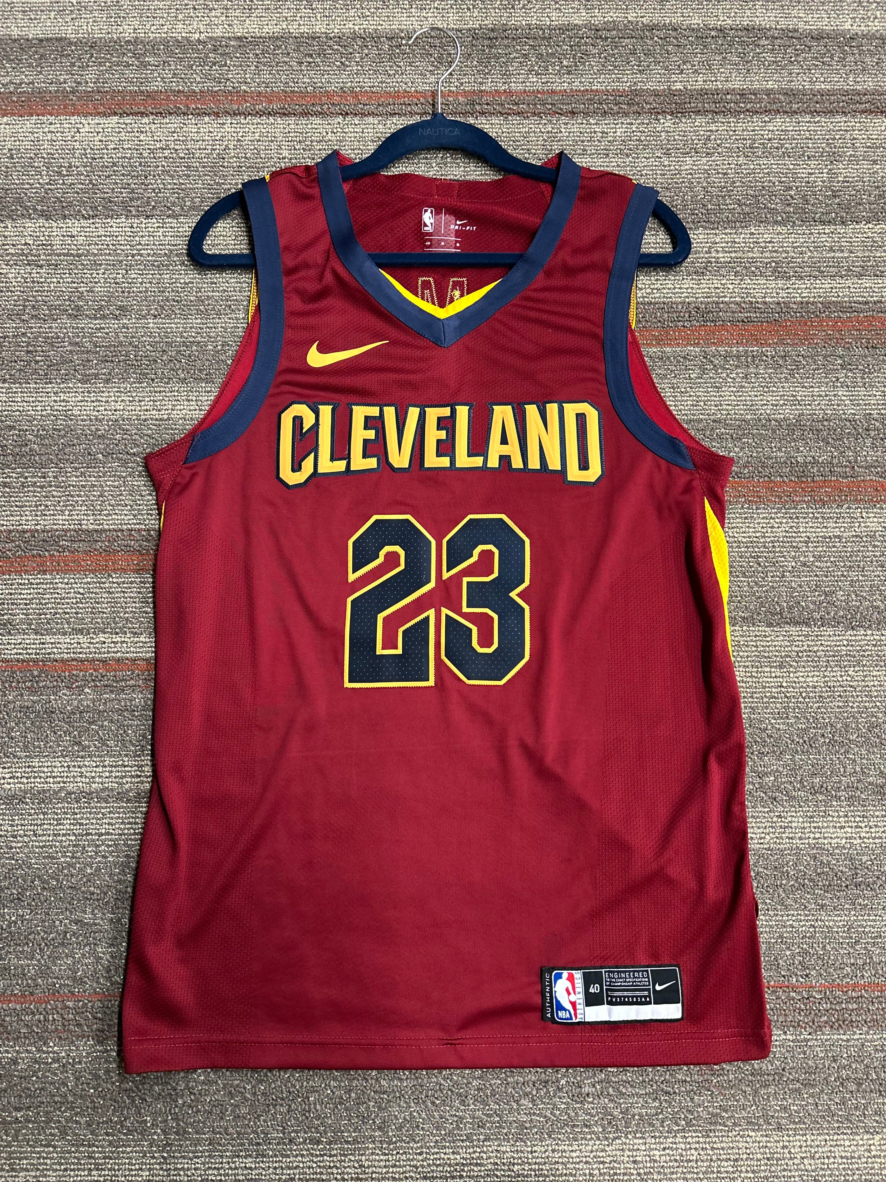 Nike Connect Cleveland Cavaliers Lebron James Swingman Icon Jersey Size 40 Cavs 2017-2018