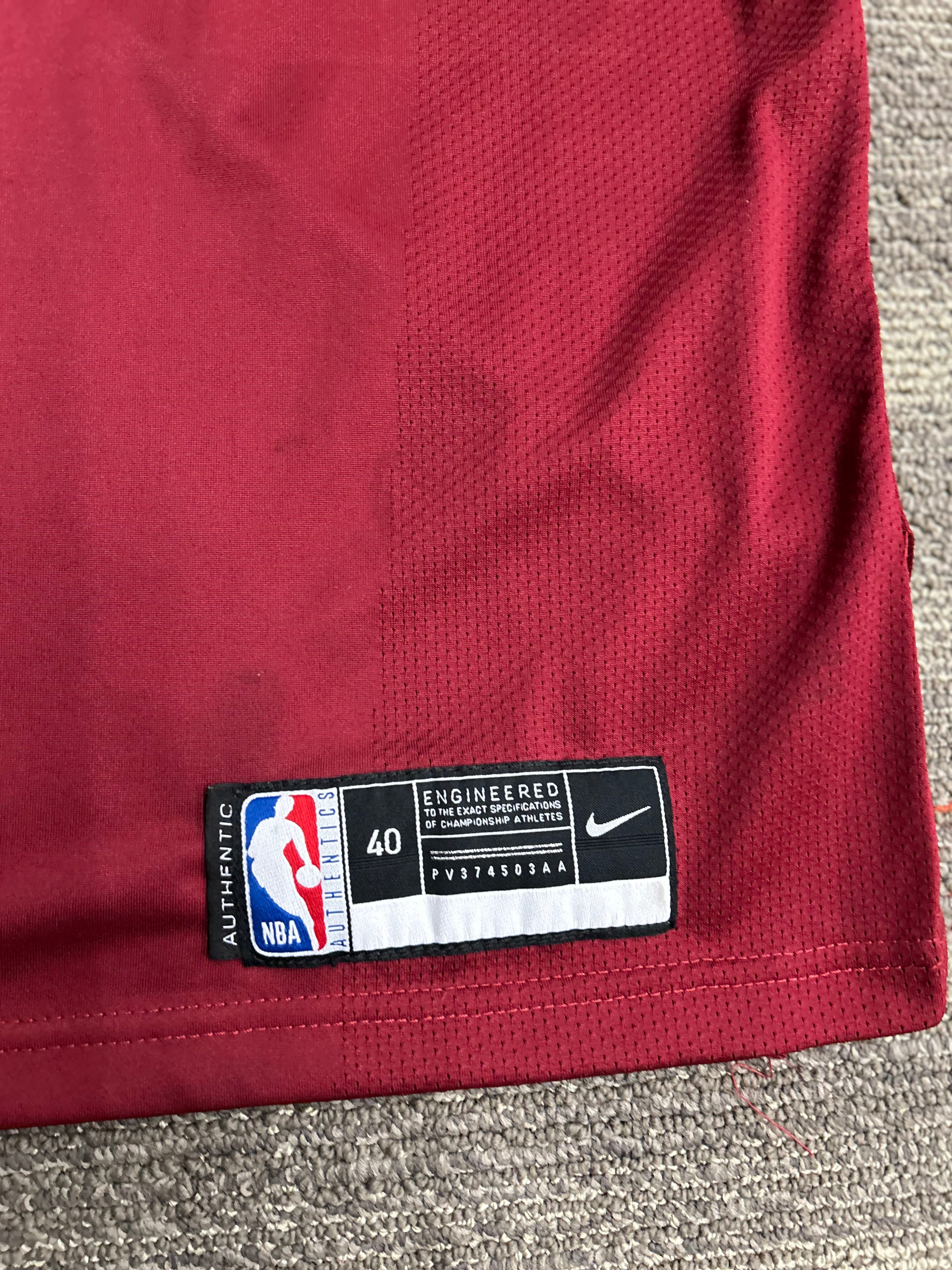 Nike Connect Cleveland Cavaliers Lebron James Swingman Icon Jersey Size 40 Cavs 2017-2018