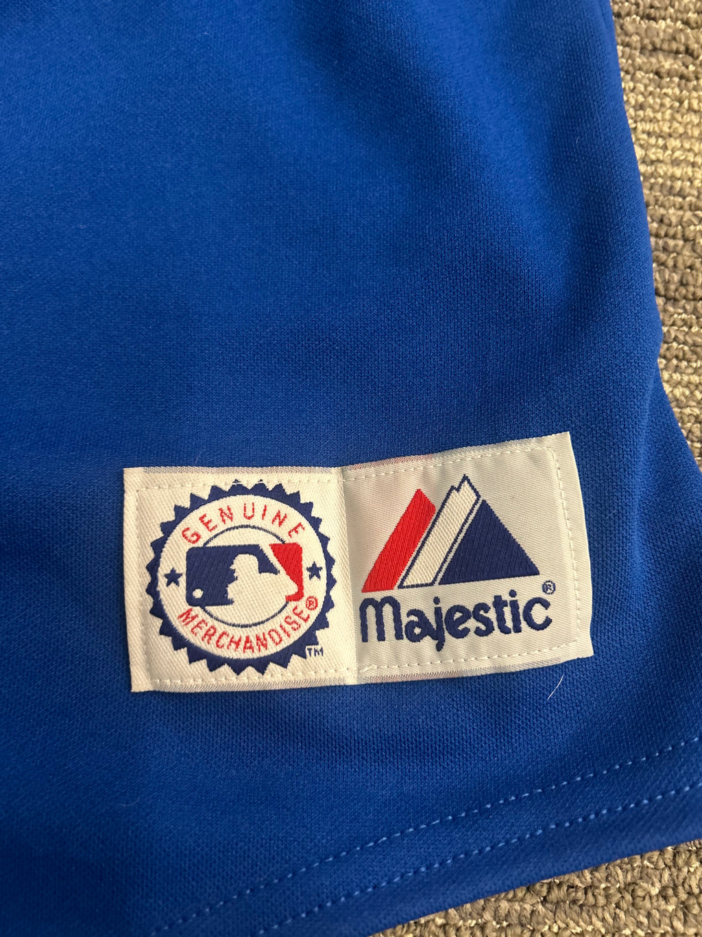 Chicago Cubs Carlos Zambrano Jersey Mens 2XL Blue MLB Baseball #38 Majestic