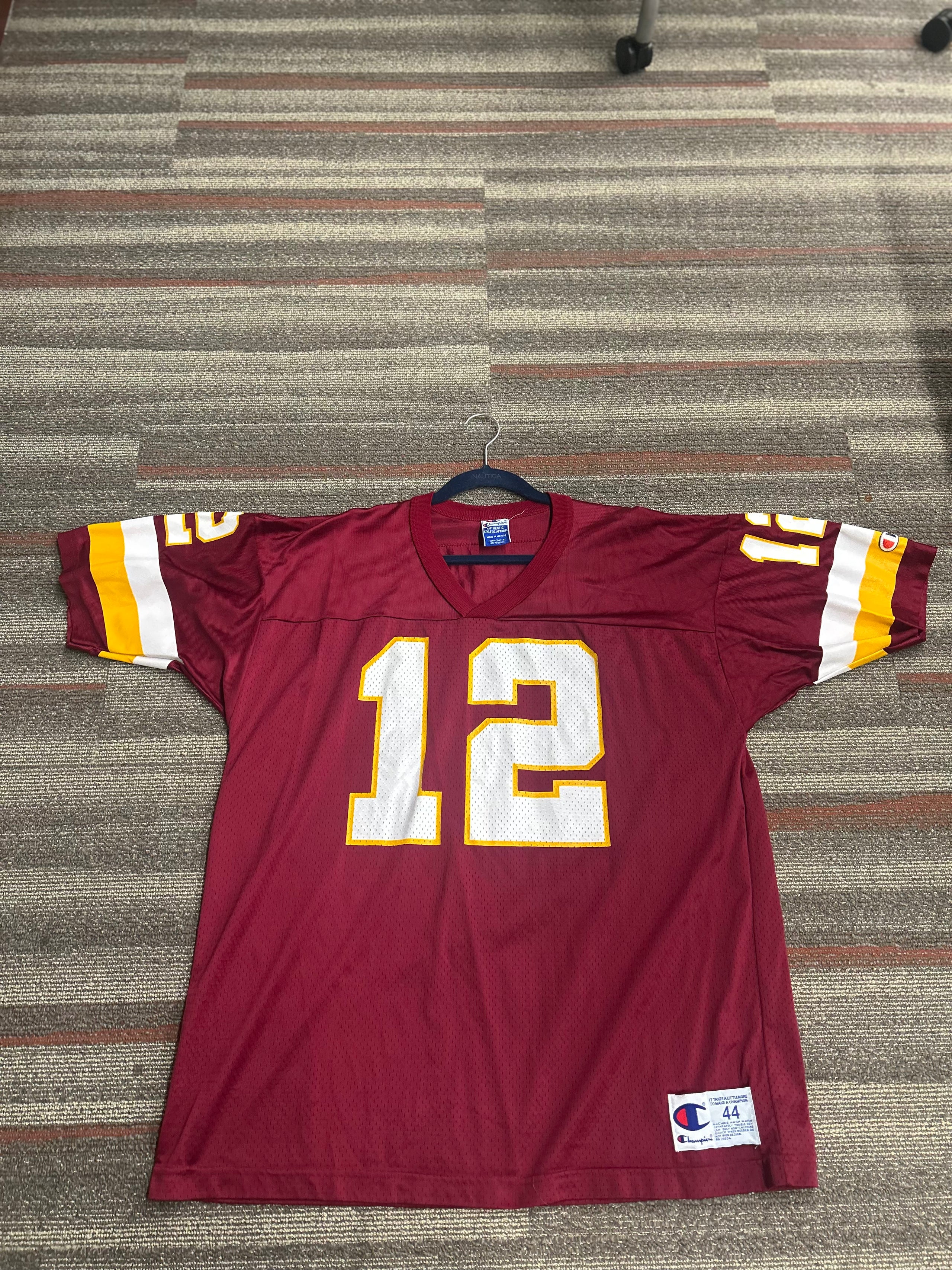 Vintage Champion NFL Washington Redskins Gus Frerotte #12 Jersey Size 44 Medium