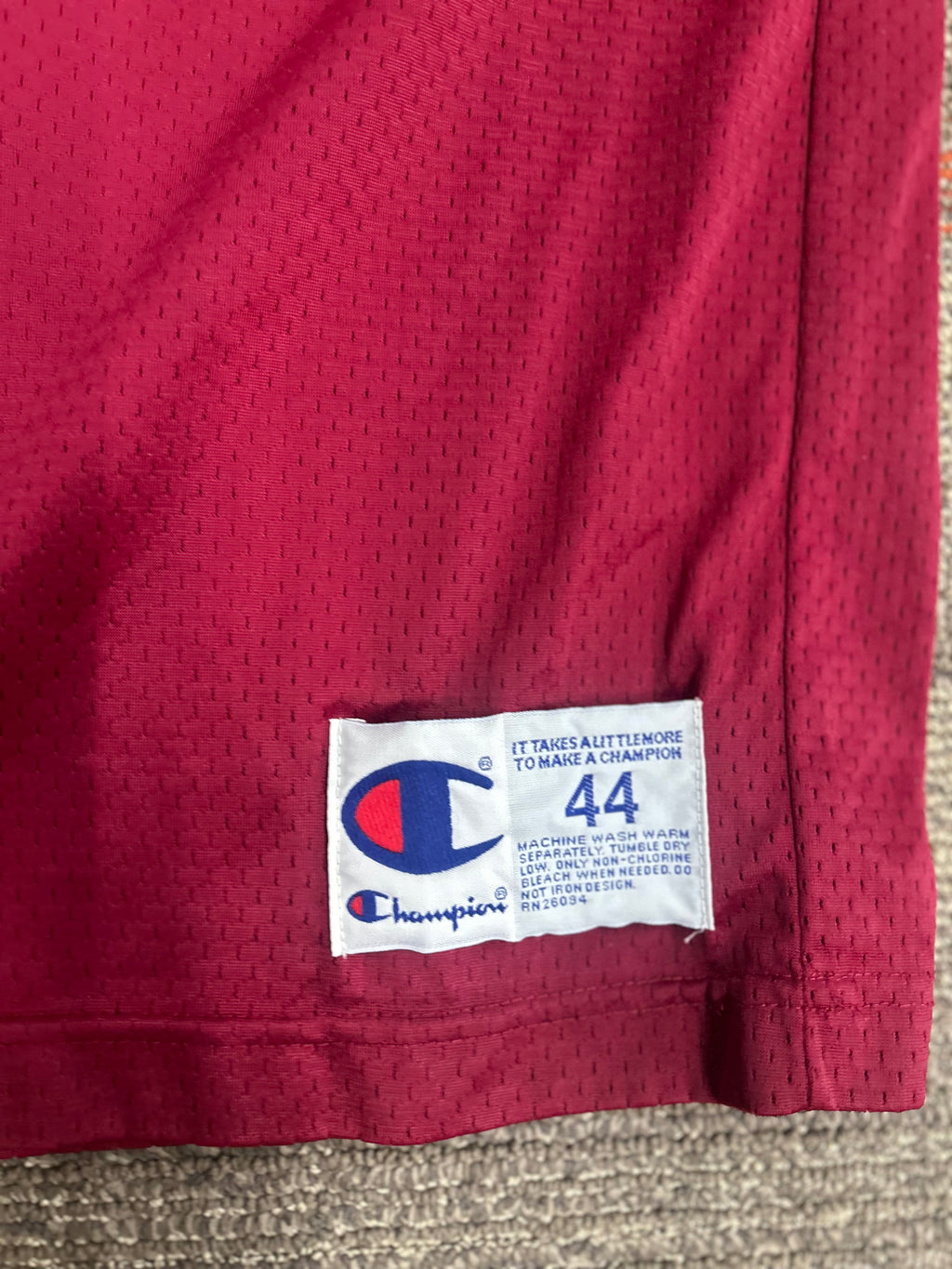 Vintage Champion NFL Washington Redskins Gus Frerotte #12 Jersey Size 44 Medium