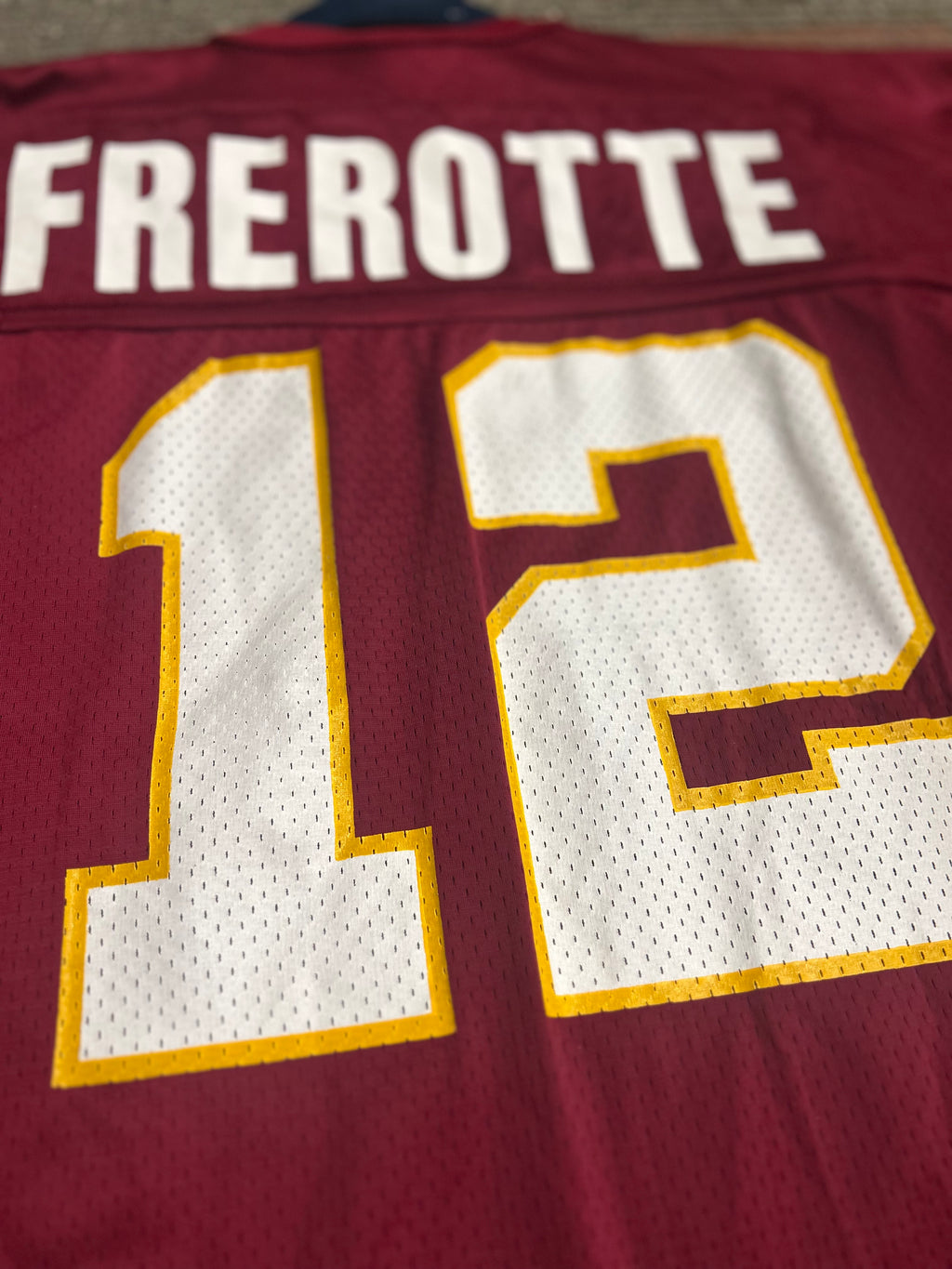 Vintage Champion NFL Washington Redskins Gus Frerotte #12 Jersey Size 44 Medium