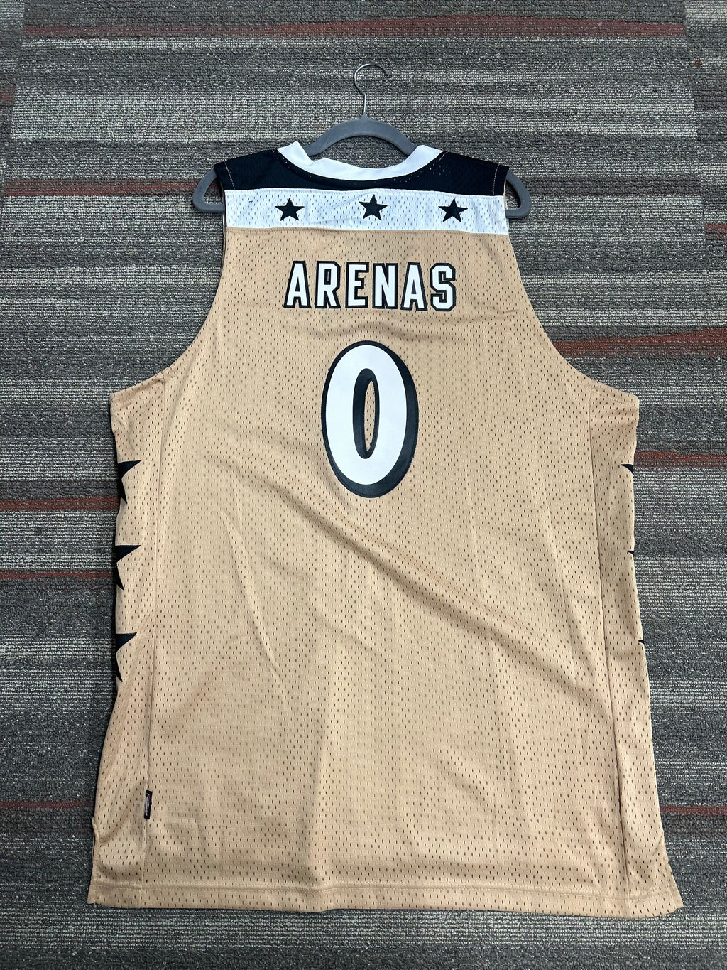 NBA Adidas Washington Wizards Gilbert Arenas Jersey Gold Mens XL New With Tags 0