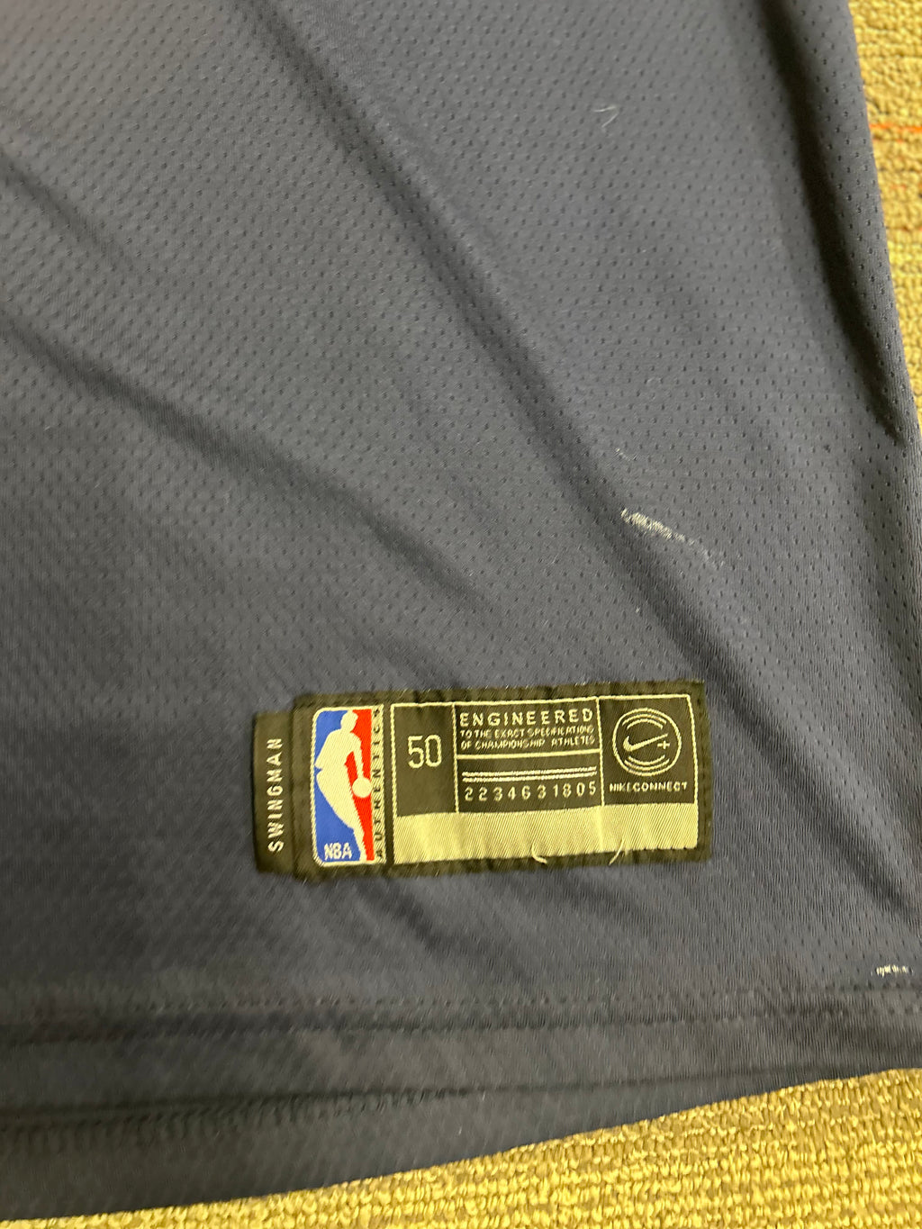 Denver Nuggets Nikola Jokic #15 Finals MVP Blue Jersey Mens Size 50 L/XL