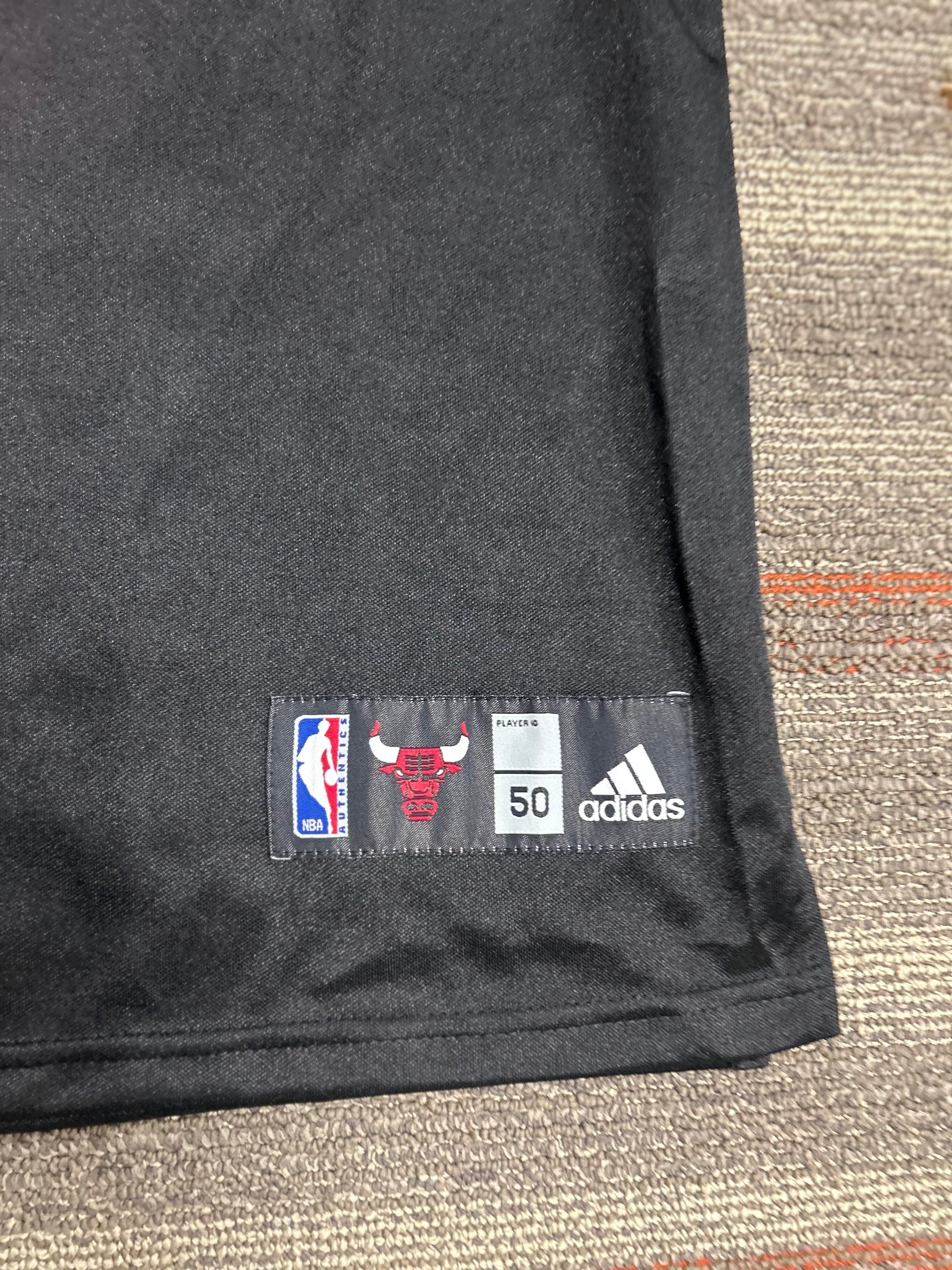 Chicago Bulls Derrick Rose #1 Adidas Alternate Jersey Size Large 50th Anniversary Patch