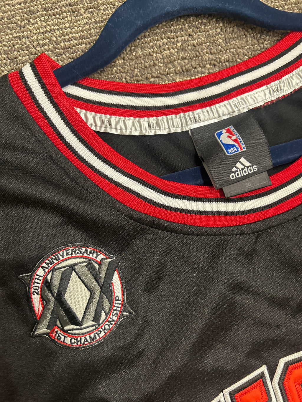 Chicago Bulls Derrick Rose #1 Adidas Alternate Jersey Size Large 50th Anniversary Patch