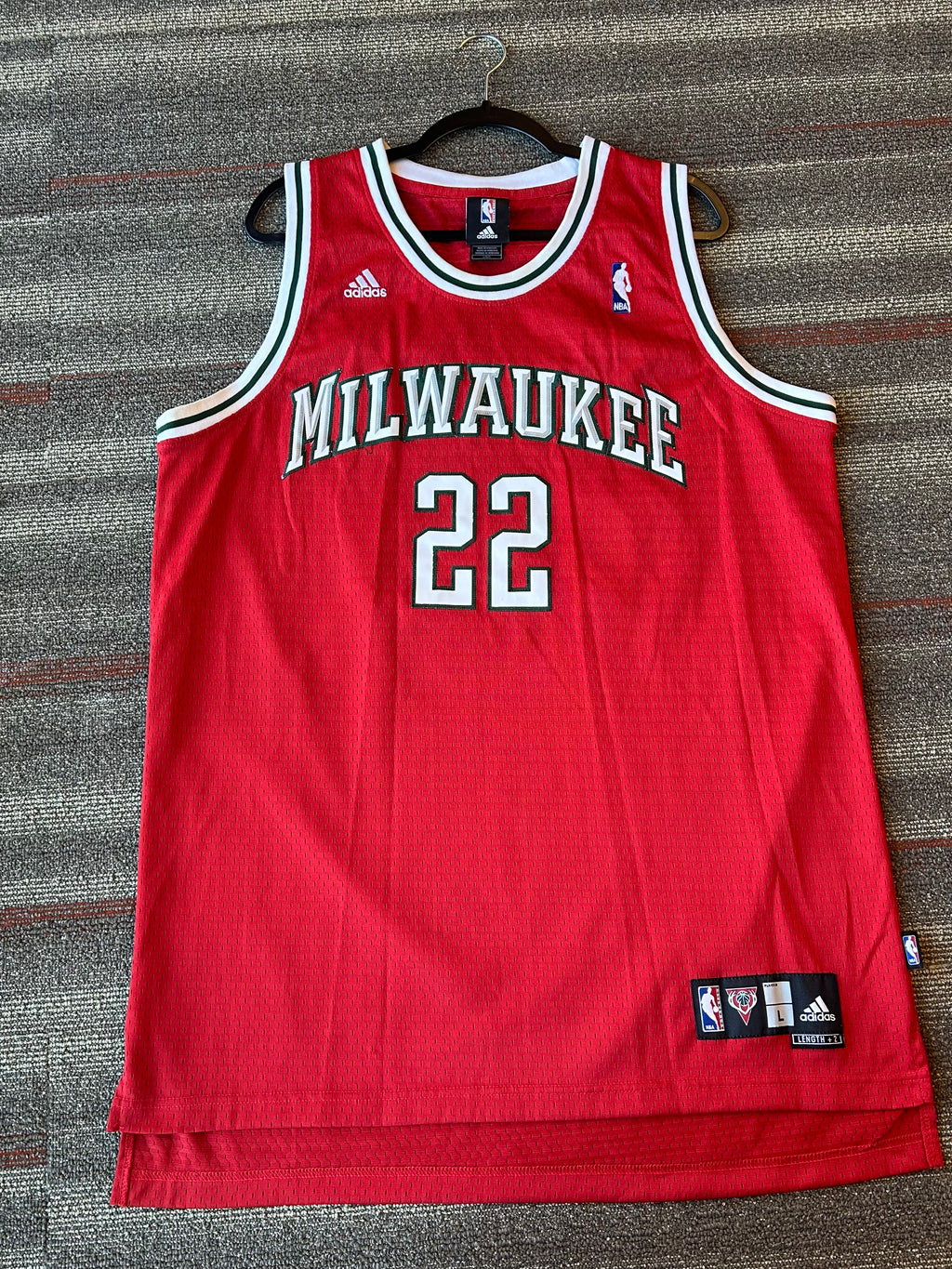 Vintage Adidas Michael Redd Milwaukee Bucks Jersey Mens Large NBA