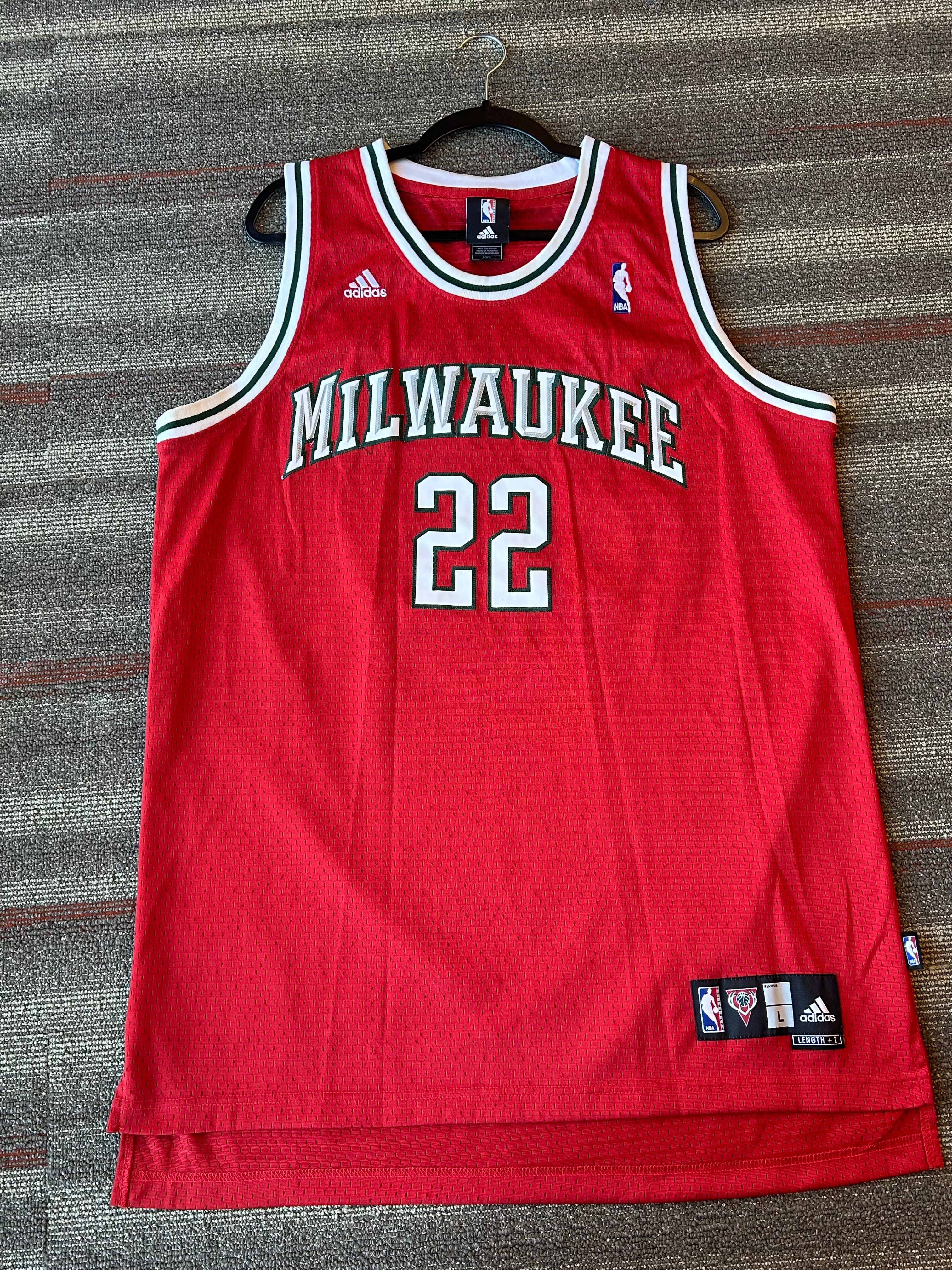 Vintage Adidas Michael Redd Milwaukee Bucks Jersey Mens Large NBA