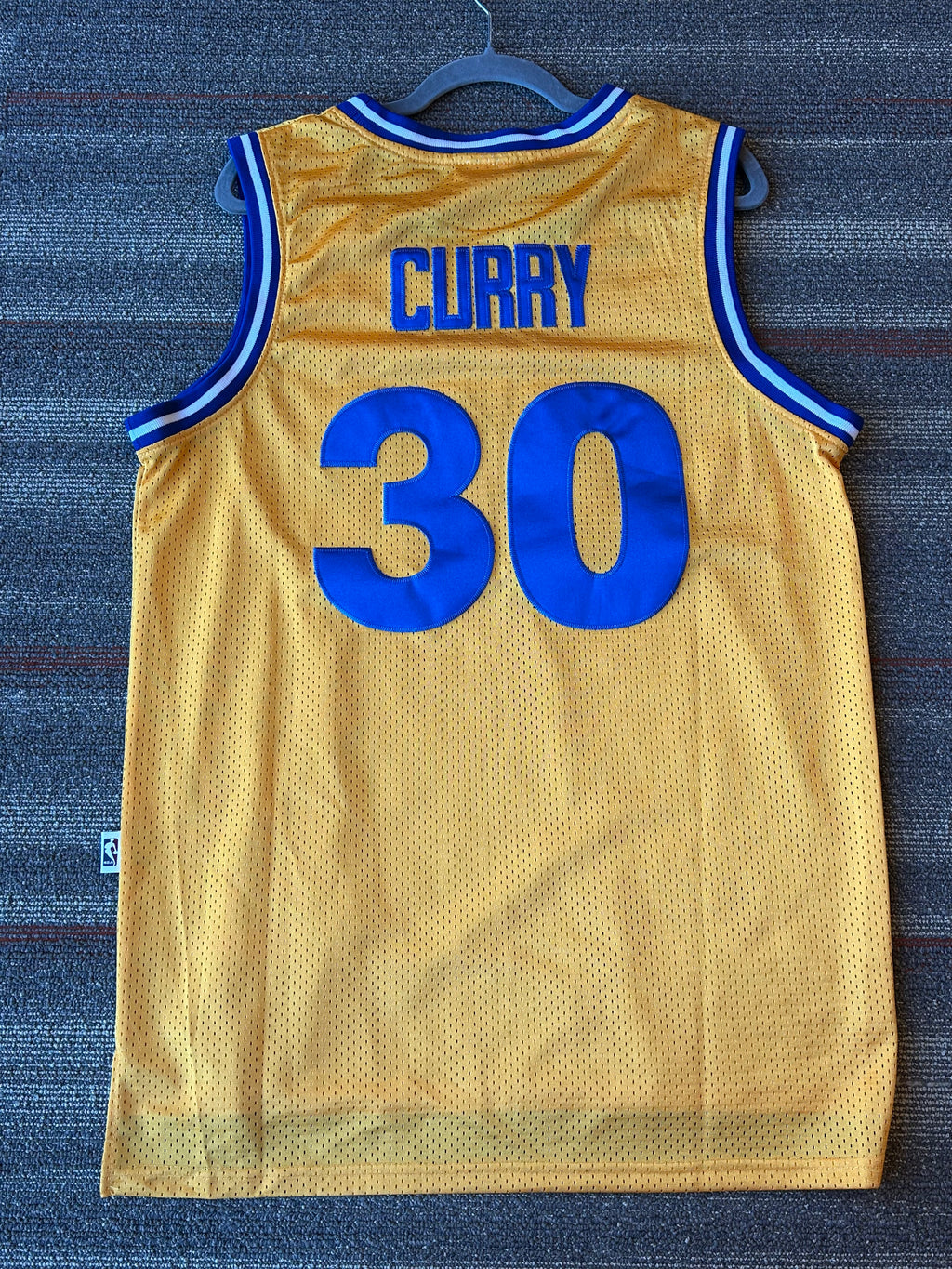 Steph Curry Adidas Hardwood Classics Golden State Warriors Men's Large Jersey