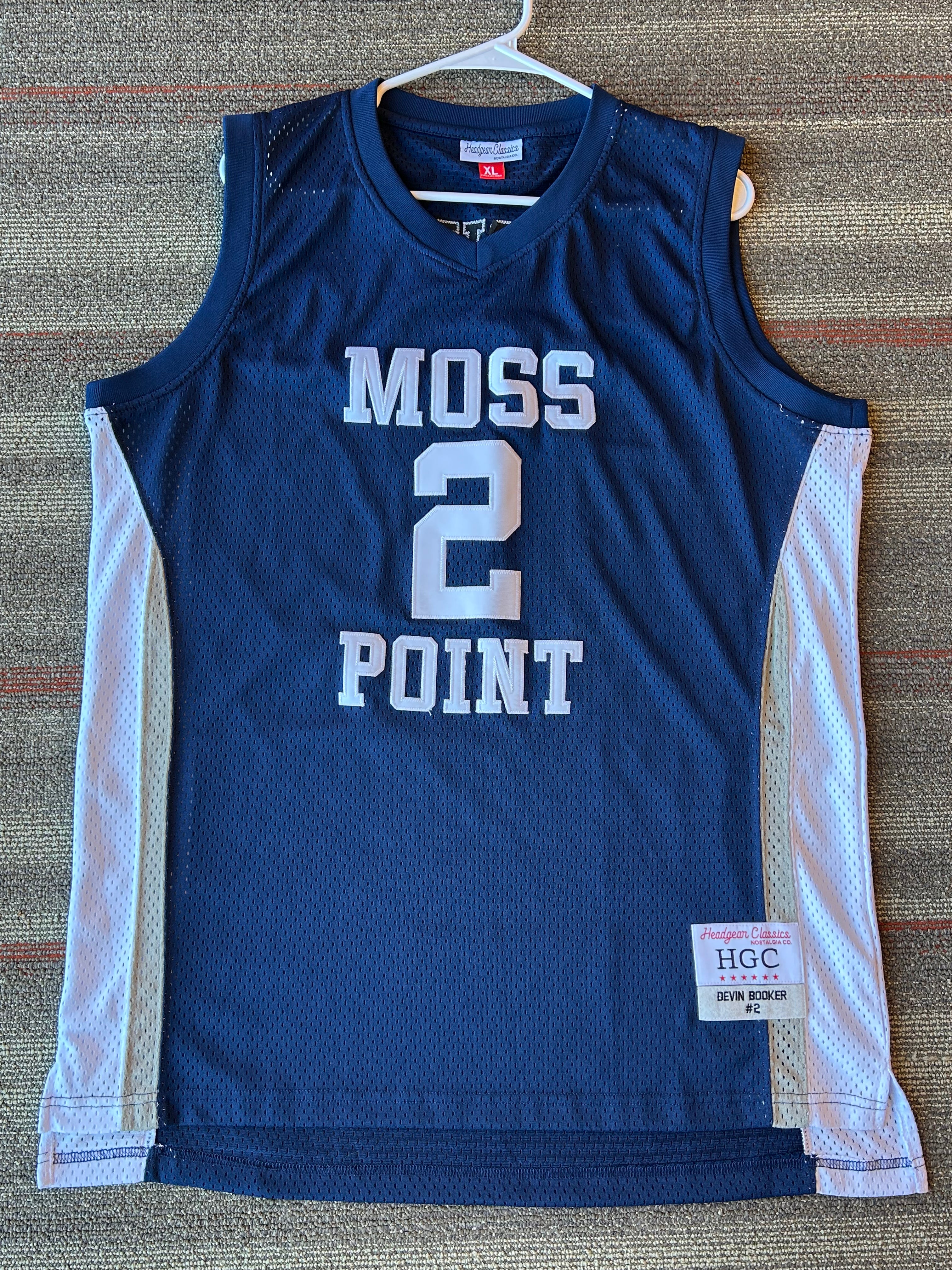 Devin Booker High School Moss Point Jersey Mens XL Headgear Classics Stitched #2