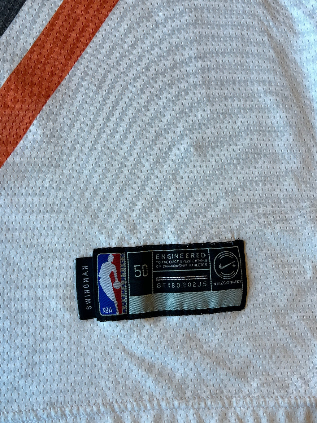 Kawhi Leonard LA Clippers/Braves Throwback Swingman Jersey Sz 50 L/XL White #2