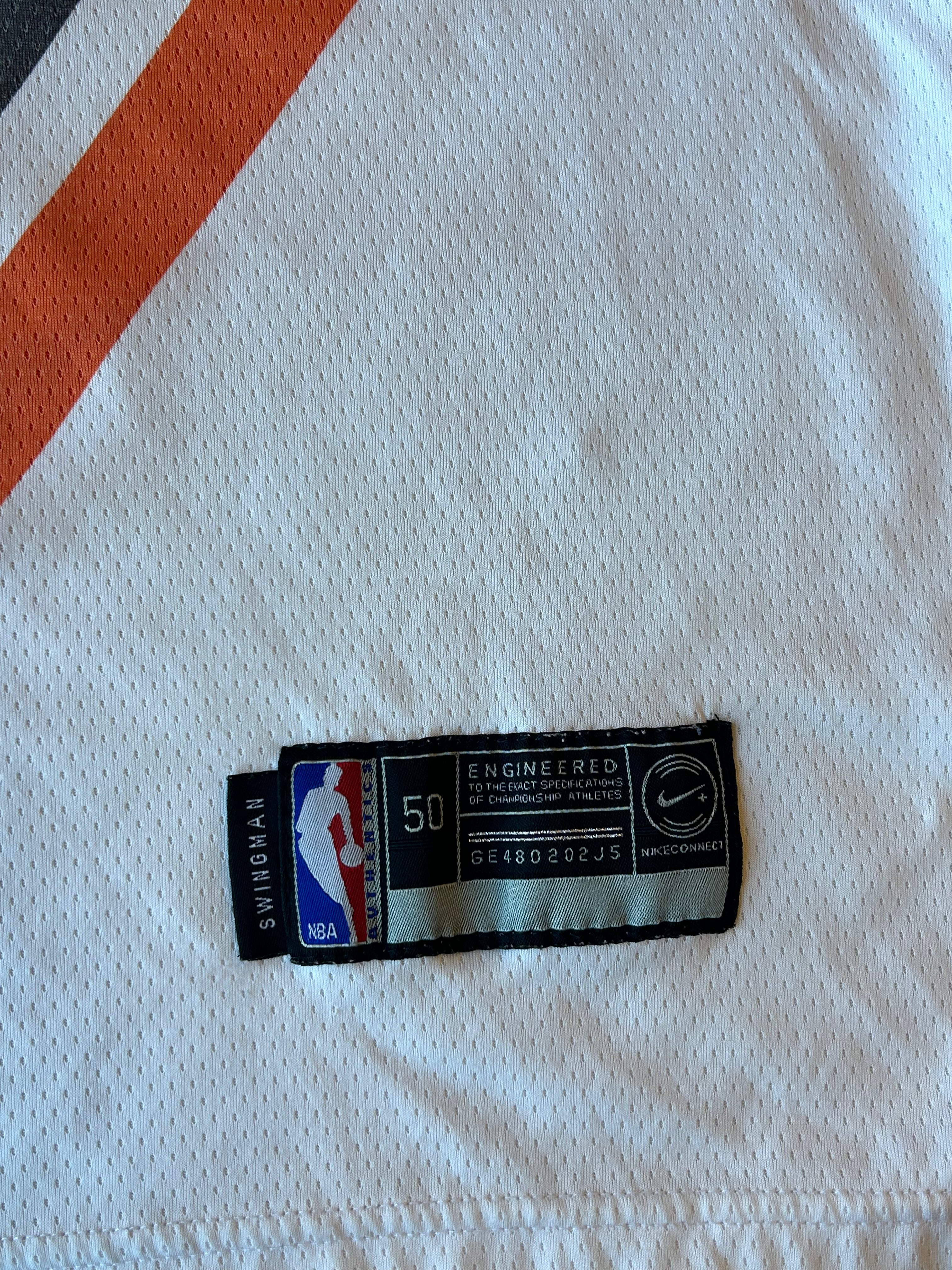 Kawhi Leonard LA Clippers/Braves Throwback Swingman Jersey Sz 50 L/XL White #2