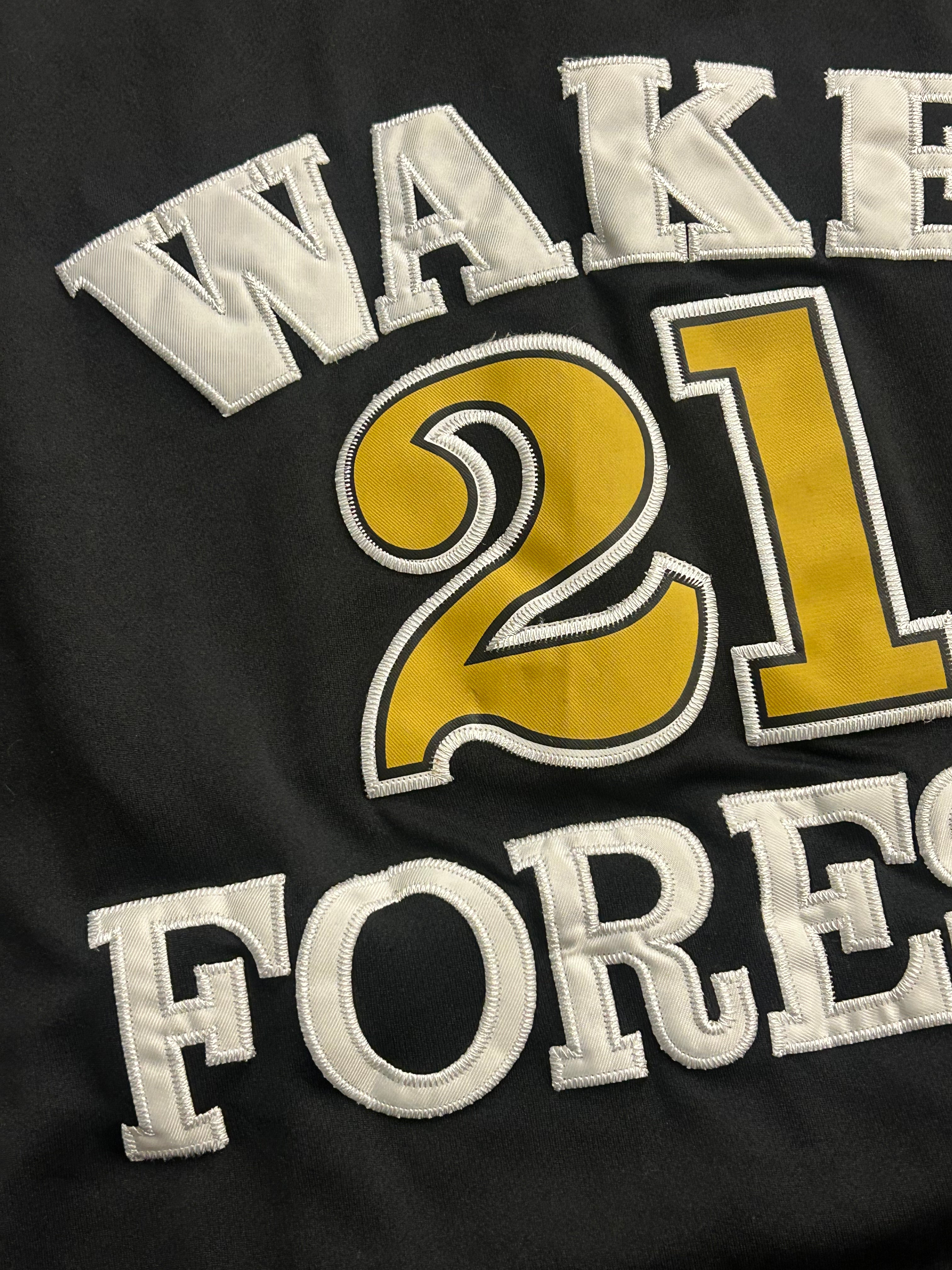 Nike Wake Forest Demon Deacons Tim Duncan Basketball Jersey XL Black #21 NCAA
