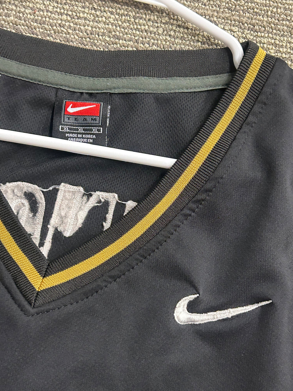 Nike Wake Forest Demon Deacons Tim Duncan Basketball Jersey XL Black #21 NCAA