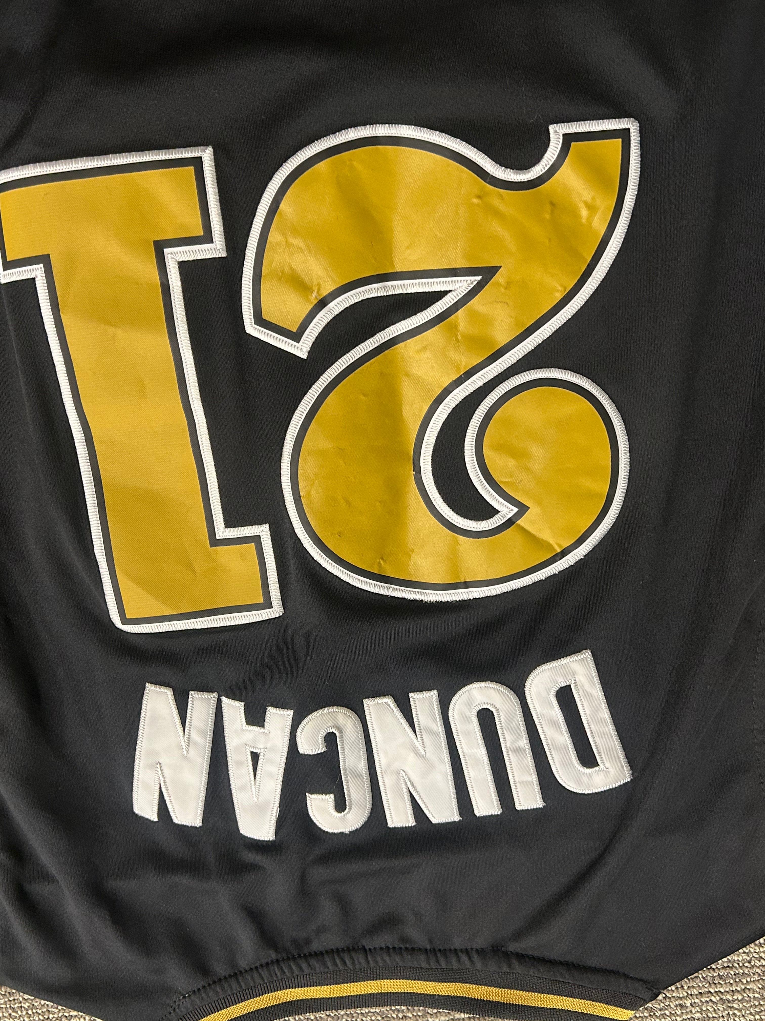 Nike Wake Forest Demon Deacons Tim Duncan Basketball Jersey XL Black #21 NCAA