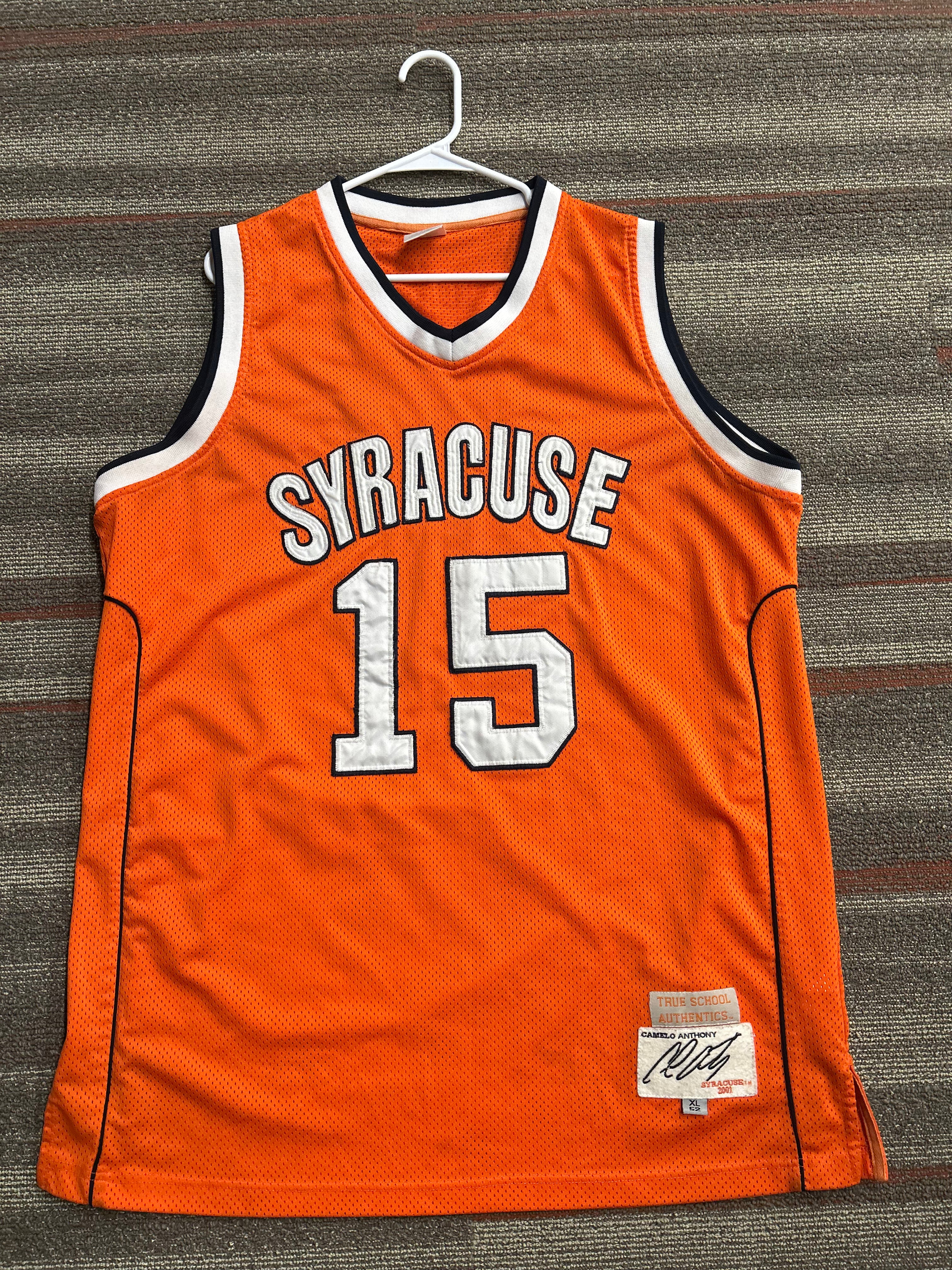 Carmelo Anthony #15 Syracuse Orange 2XL Jersey Adidas True School Authentics