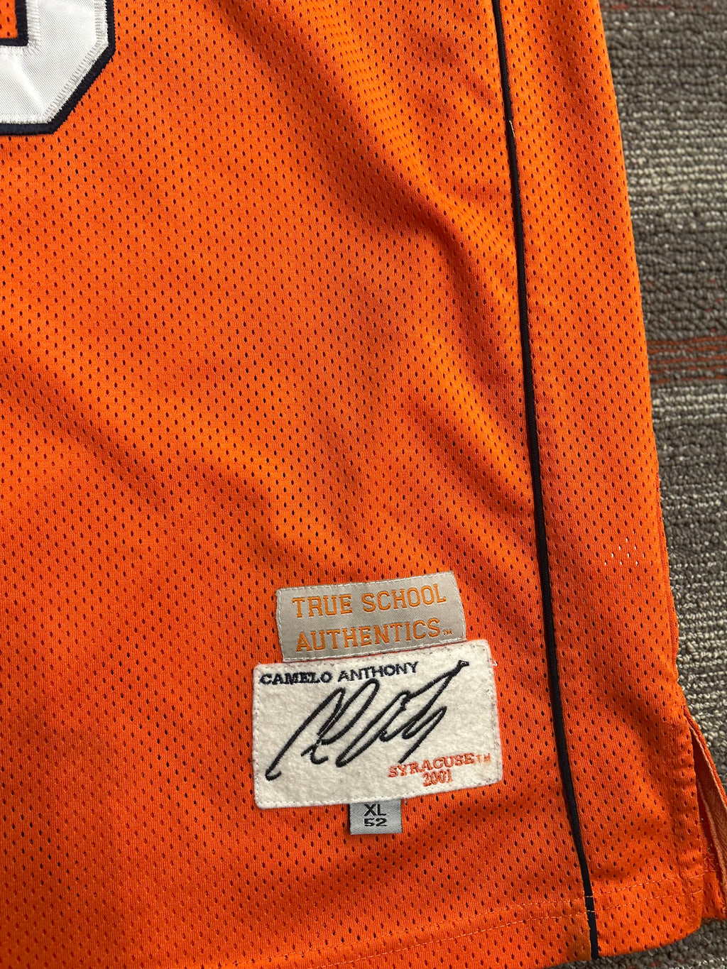 Carmelo Anthony #15 Syracuse Orange 2XL Jersey Adidas True School Authentics