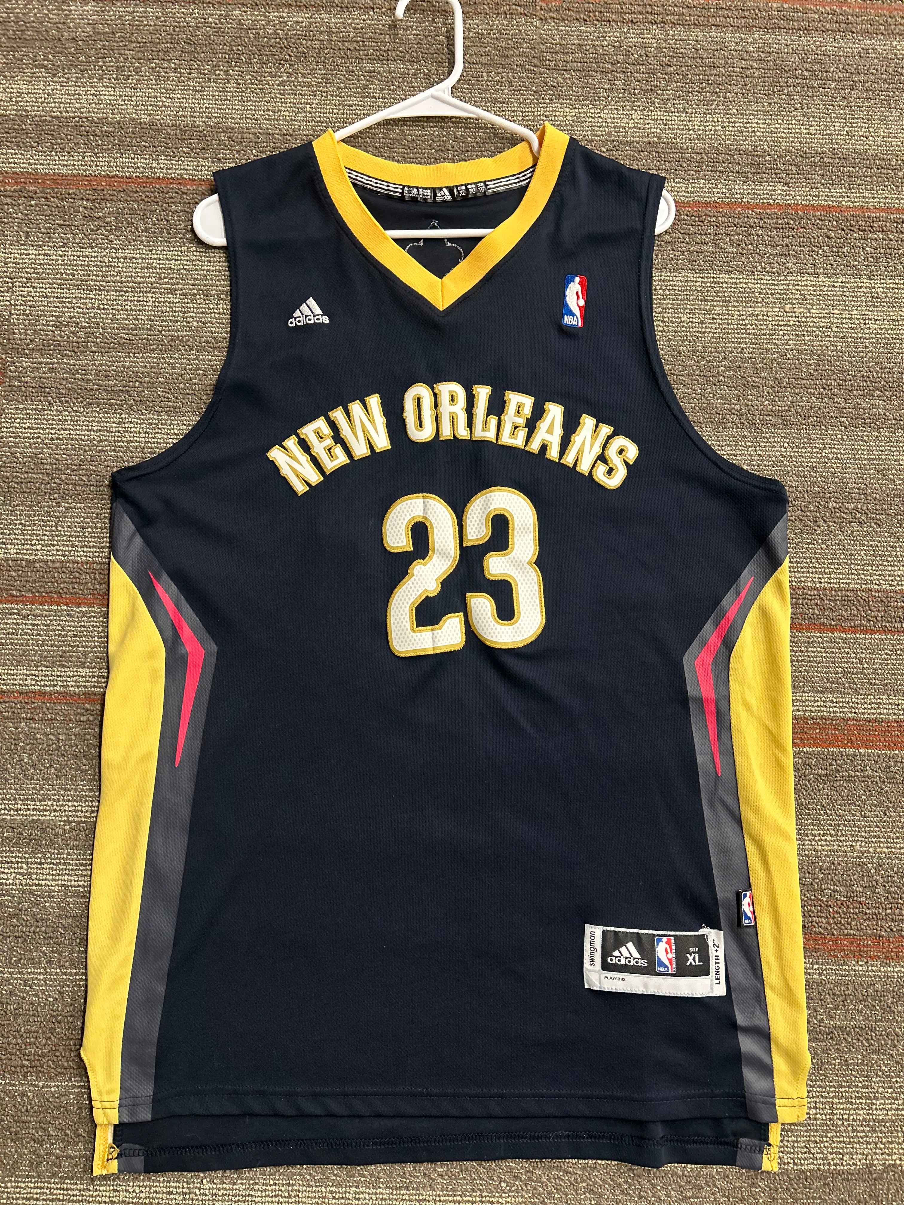 Adidas New Orleans Pelicans Anthony Davis Jersey Size XL NBA Basketball Jersey
