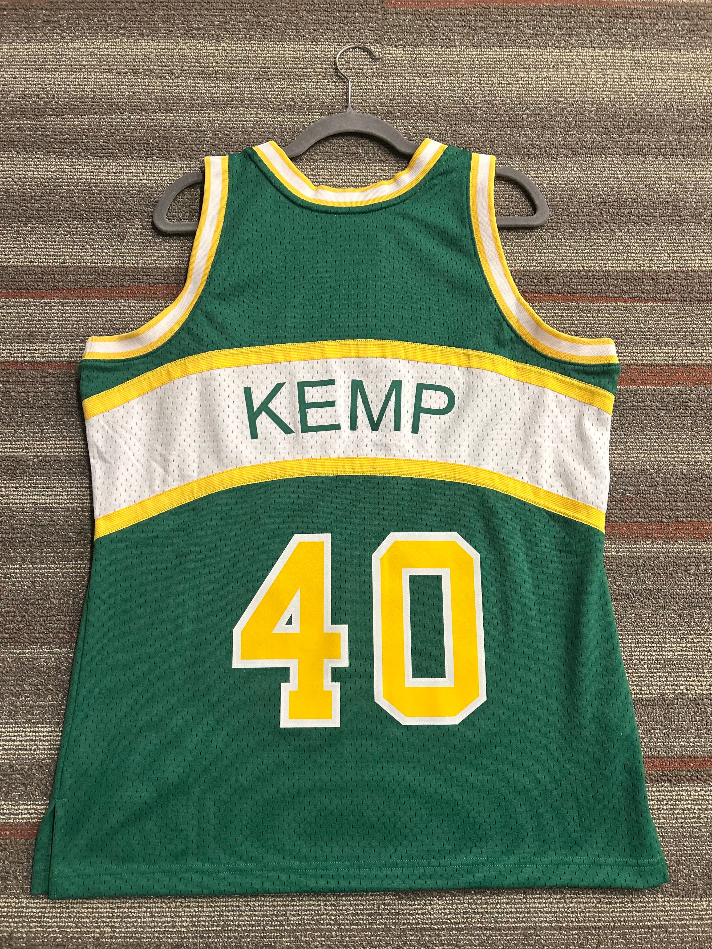 Seattle Supersonics Shawn Kemp Mitchell Ness Jersey Mens Large NBA Swingman HWC