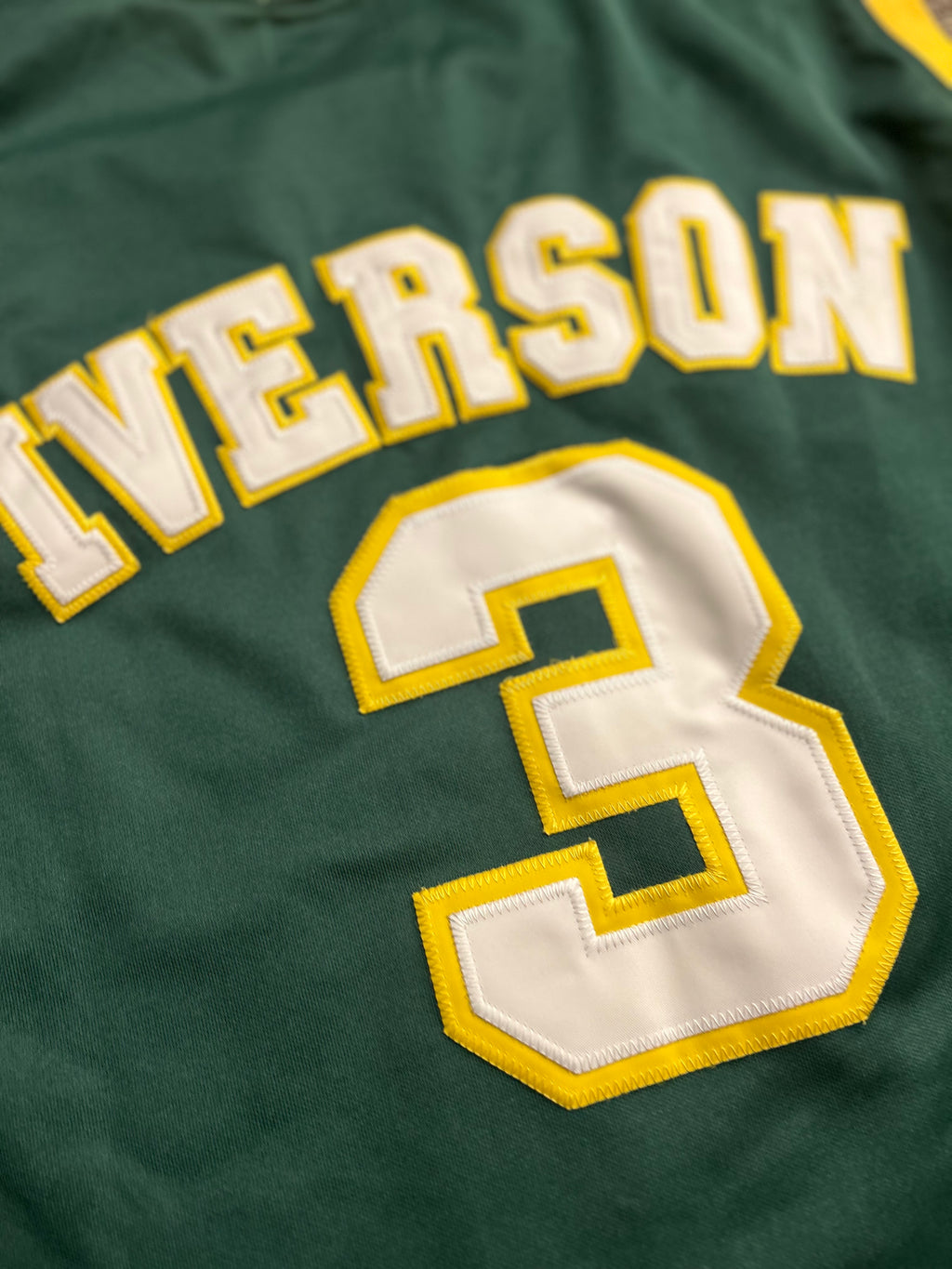 Vintage High School Legends Allen Iverson Bethel Bruins Jersey Size 56 3XL #3