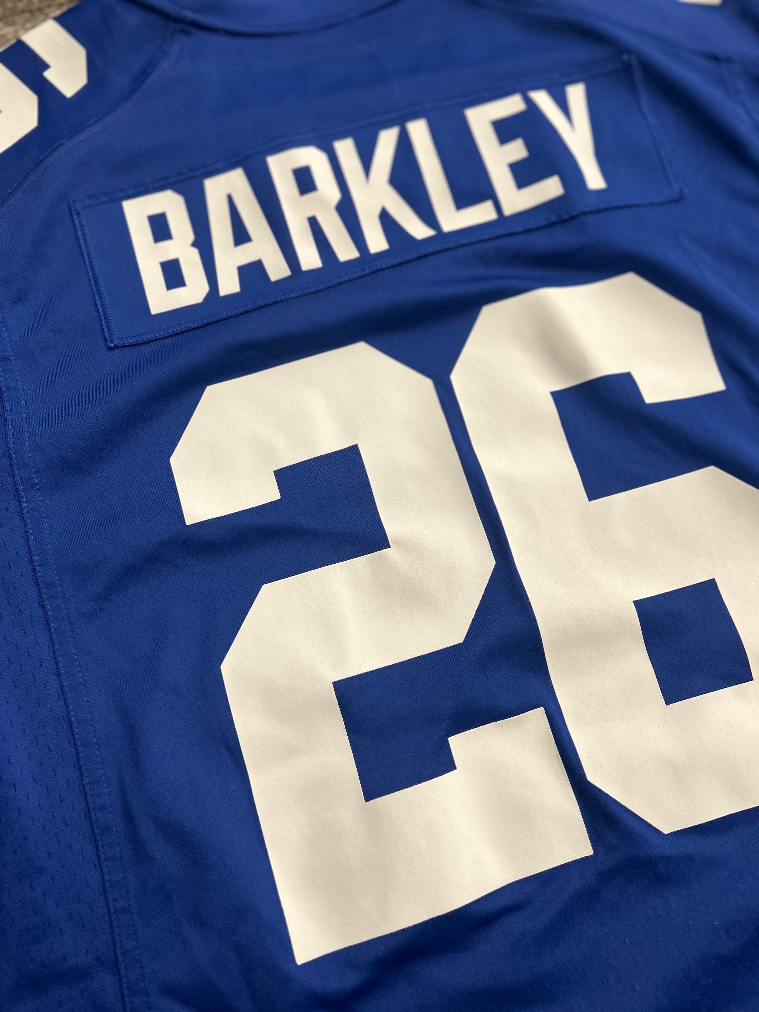 Nike New York Giants Saquon Barkley Jersey Men’s L NFL On Field Blue 26