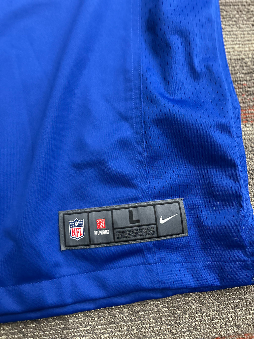 Buffalo Bills Stefon Diggs Nike On Field Jersey Size Large Blue Home Issued #14