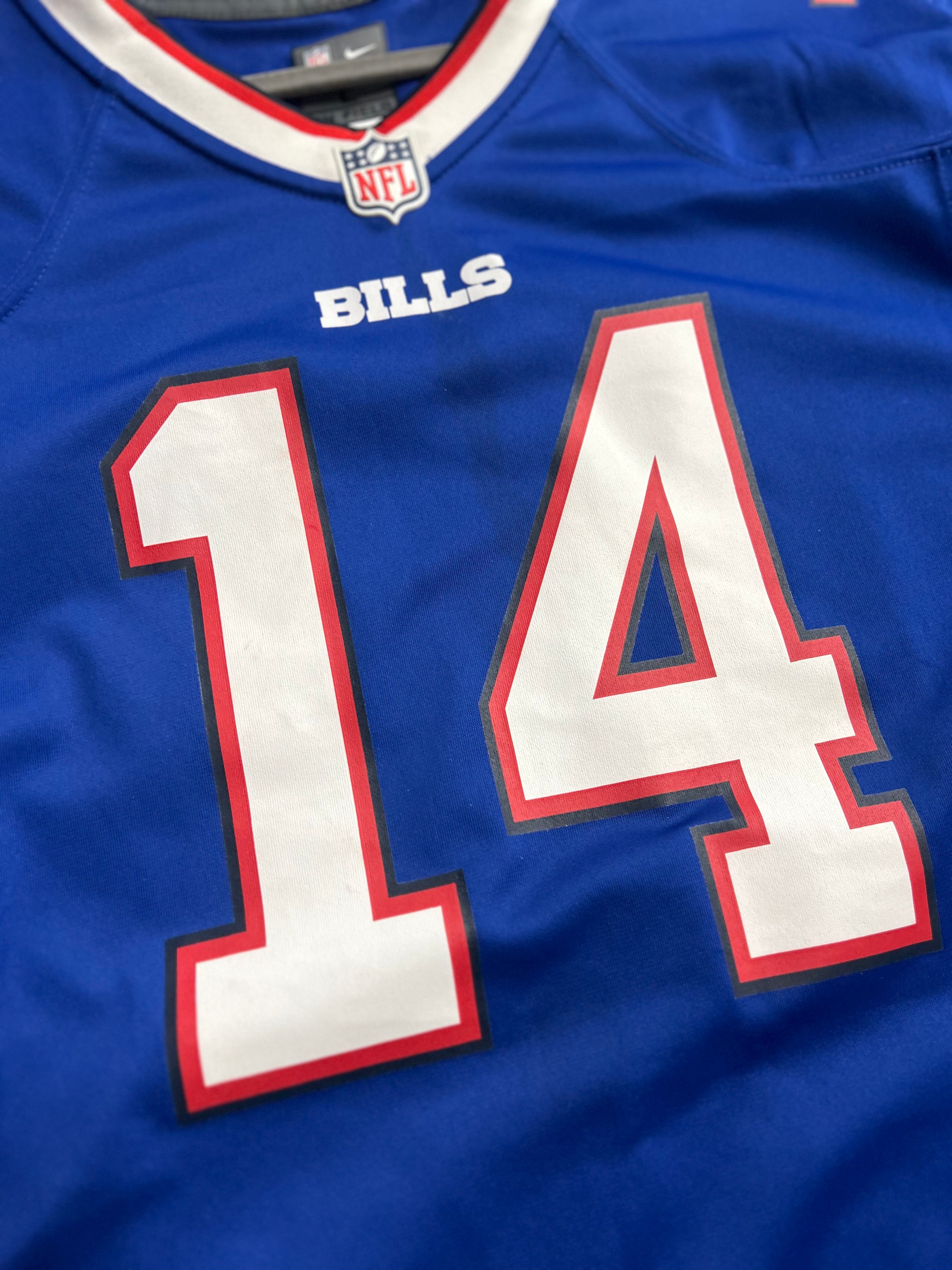 Buffalo Bills Stefon Diggs Nike On Field Jersey Size Large Blue Home Issued #14