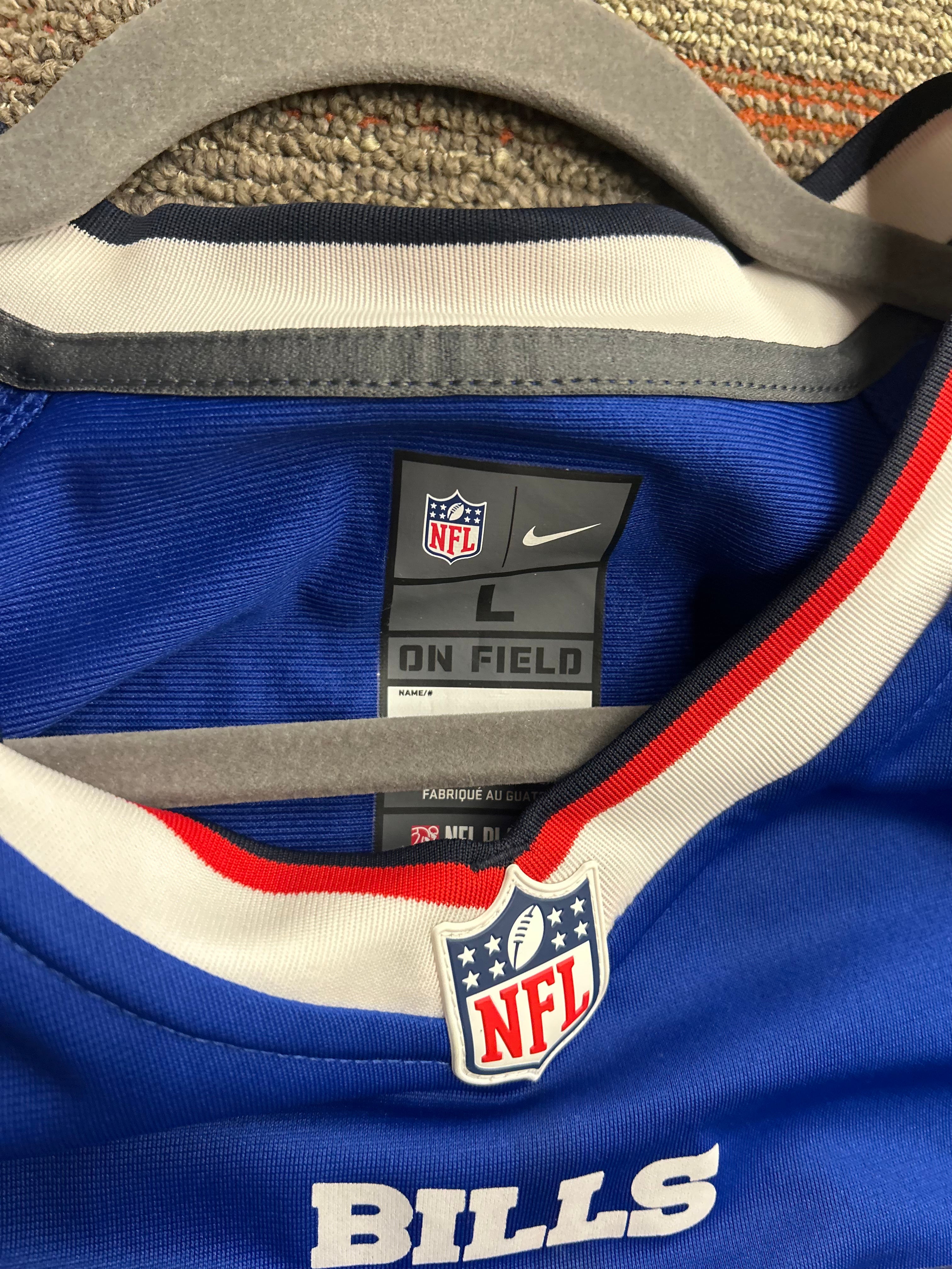 Buffalo Bills Stefon Diggs Nike On Field Jersey Size Large Blue Home Issued #14