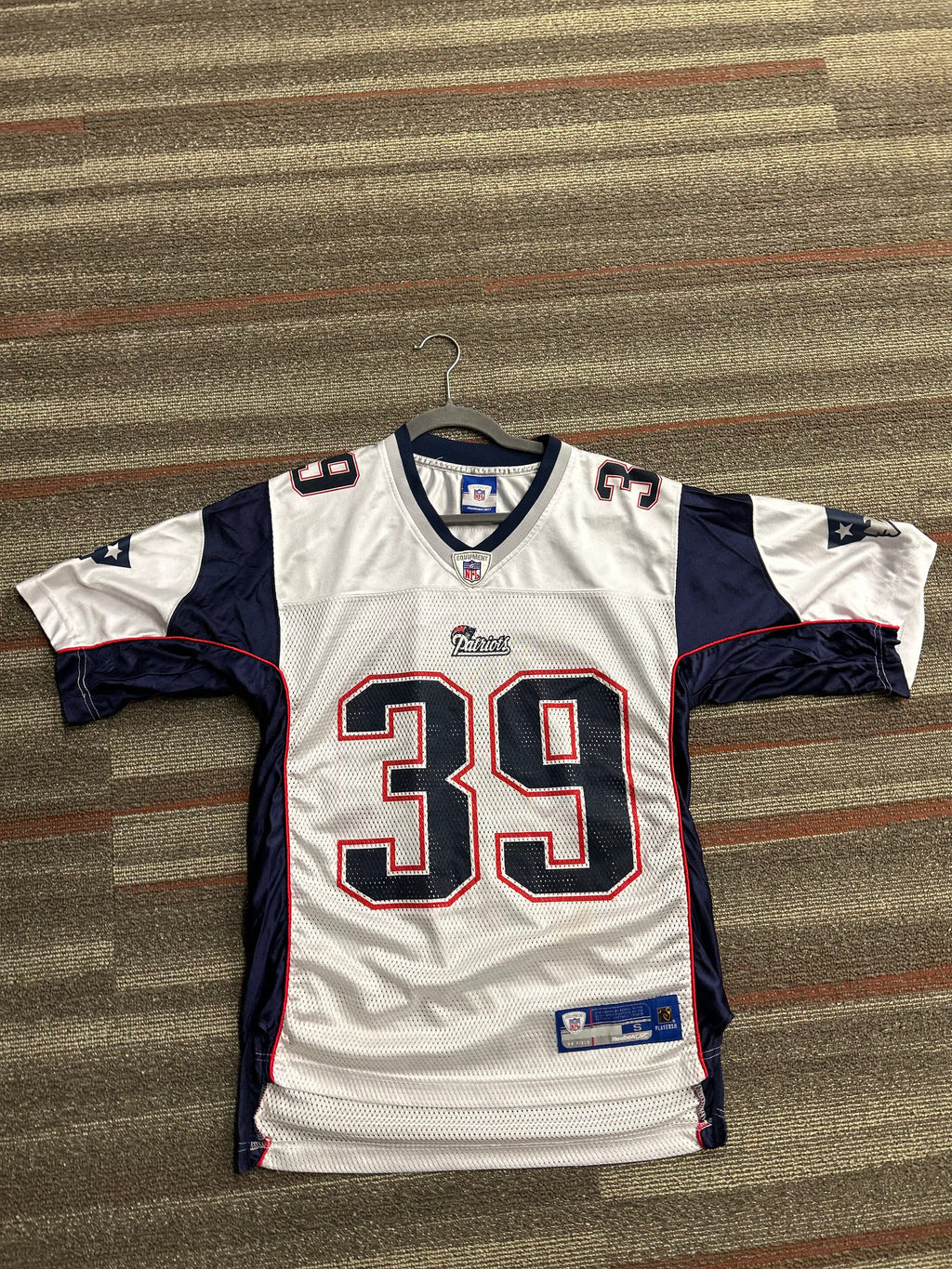 Reebok New England Patriots Laurence Maroney Small Jersey White NFL Equipment 39