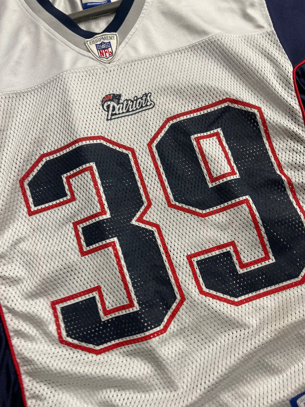 Reebok New England Patriots Laurence Maroney Small Jersey White NFL Equipment 39