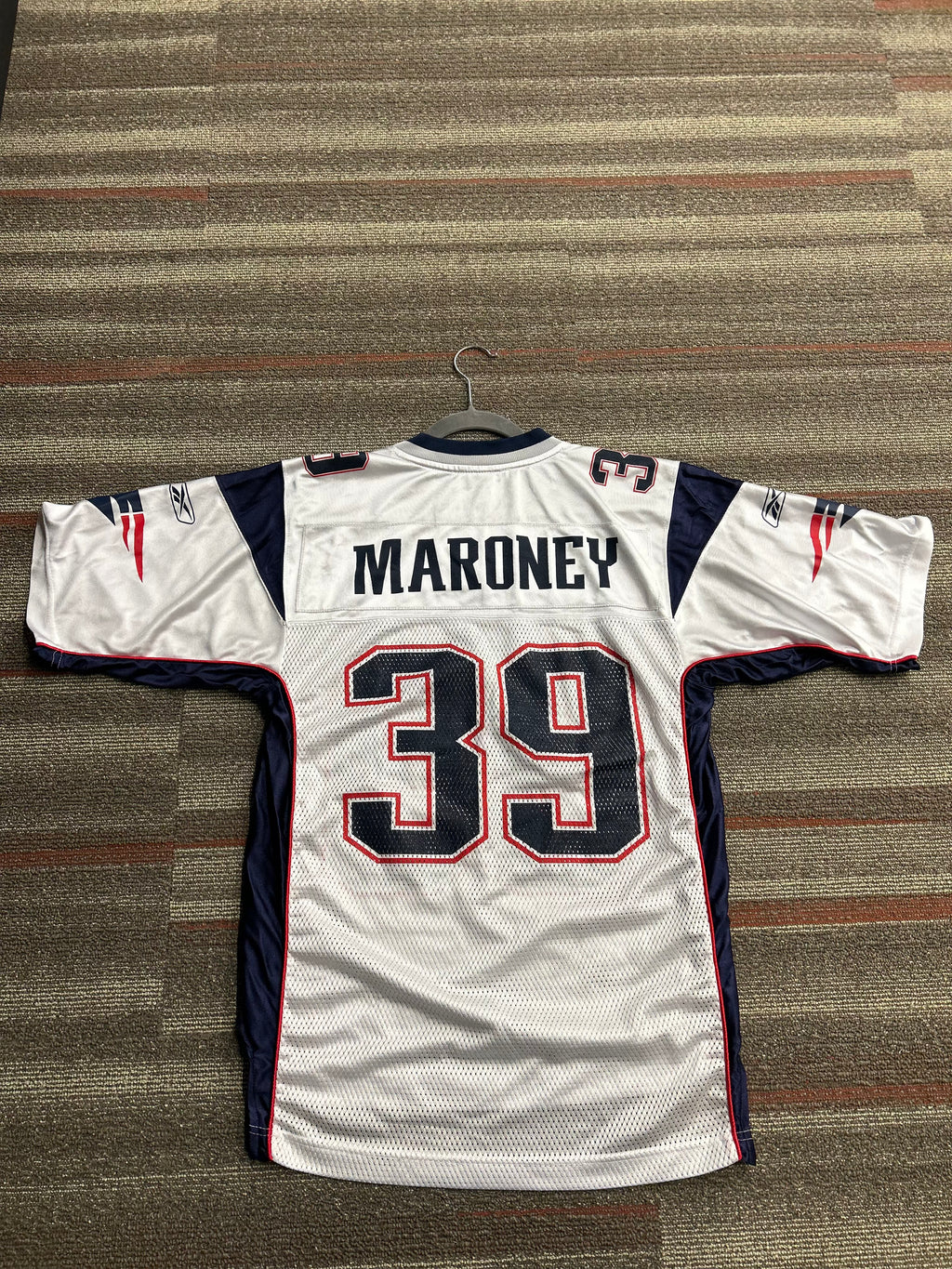 Reebok New England Patriots Laurence Maroney Small Jersey White NFL Equipment 39