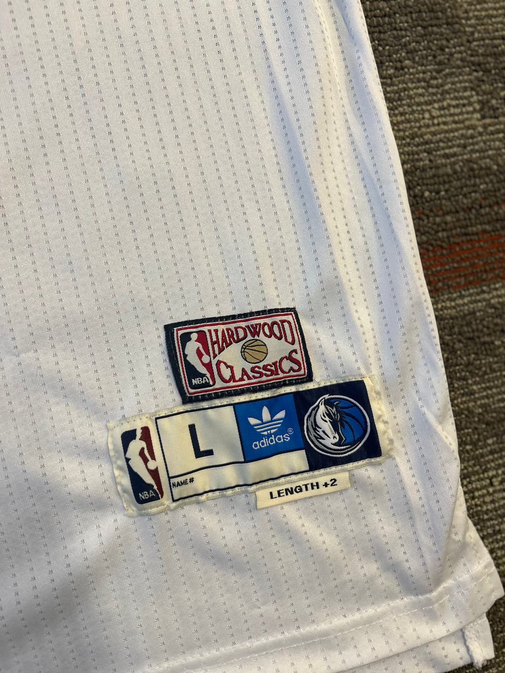 Adidas Hardwood Classics Jason Kidd Dallas Mavericks Jersey Sz Large NBA