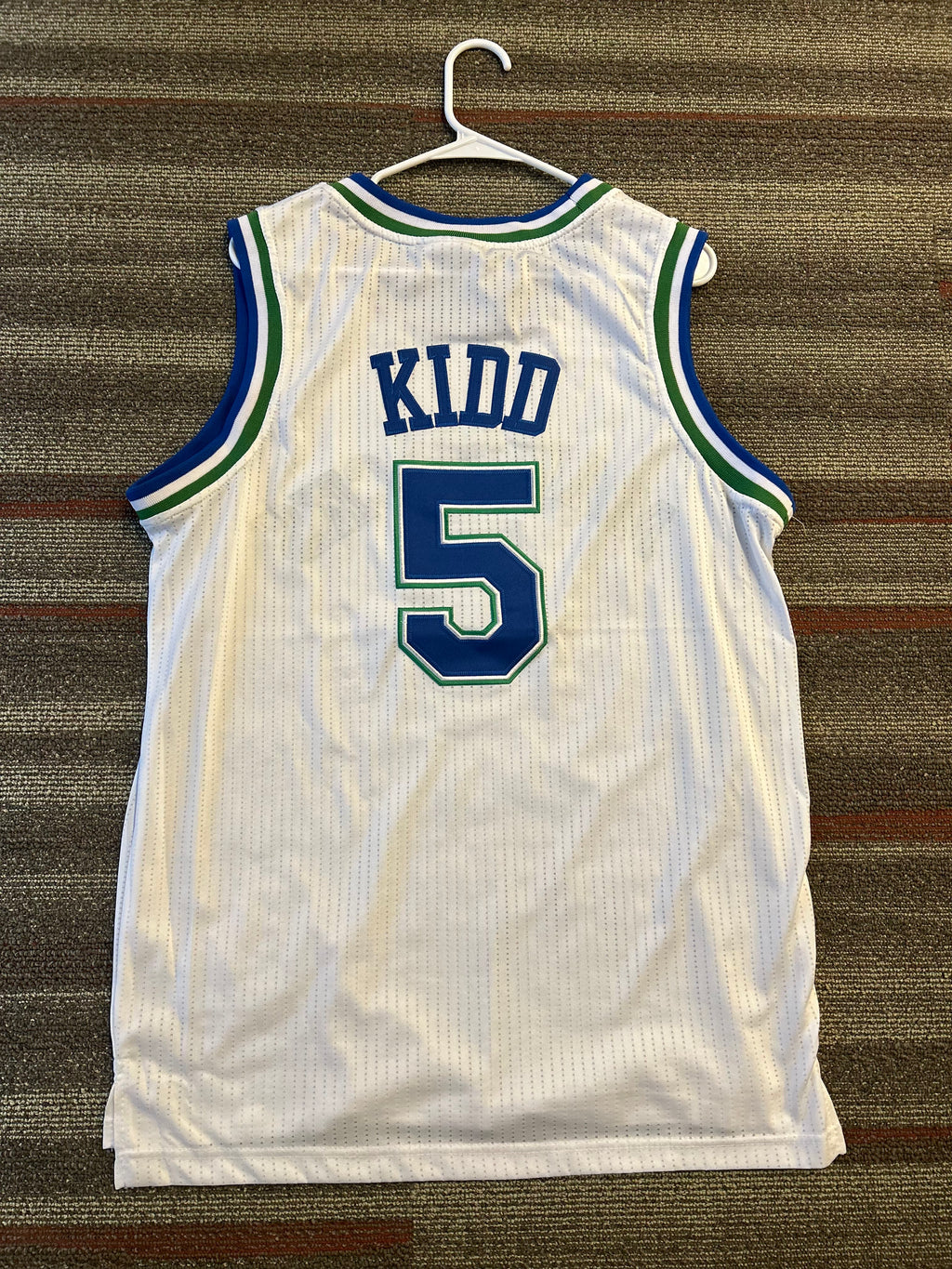 Adidas Hardwood Classics Jason Kidd Dallas Mavericks Jersey Sz Large NBA